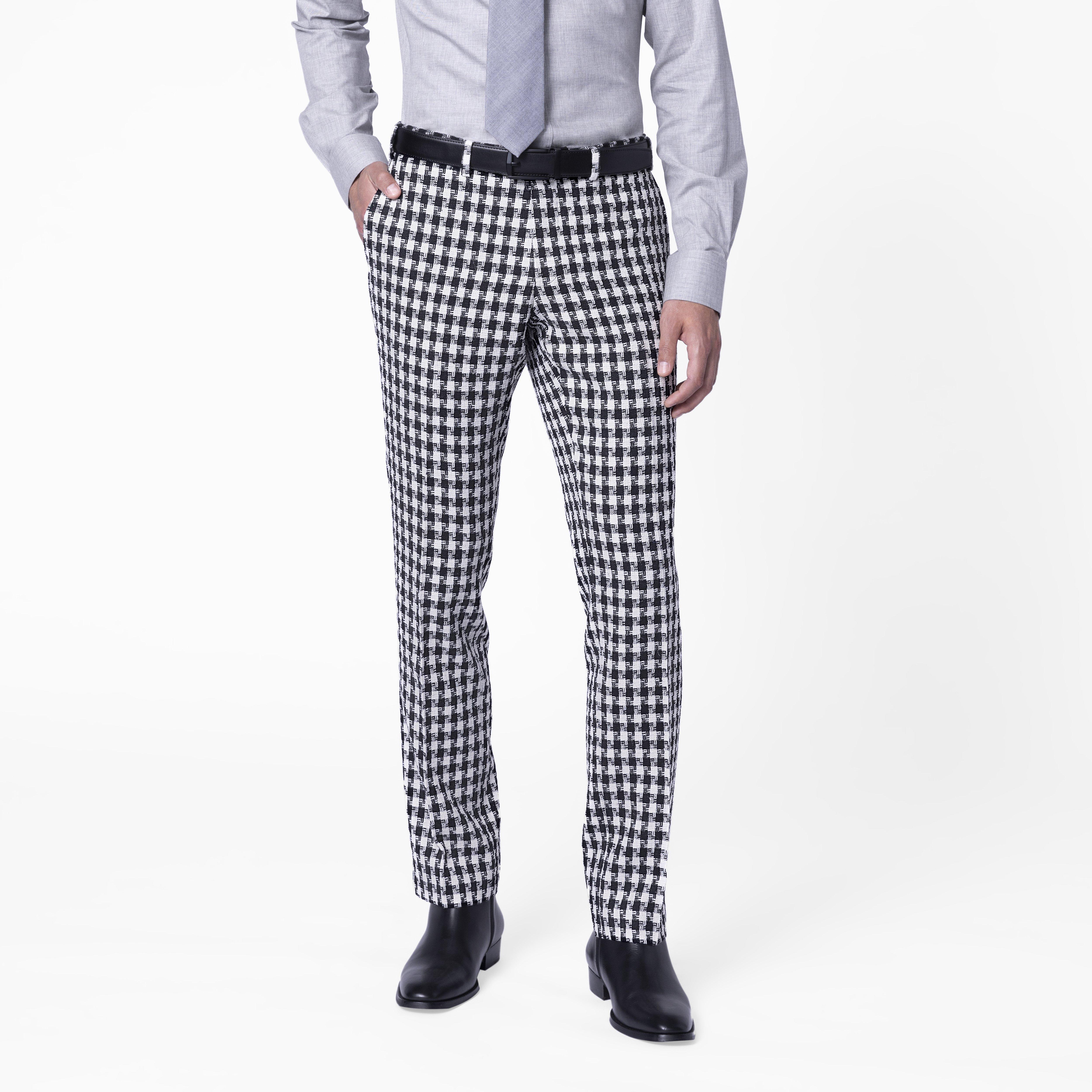 Black pants - Houndstooth Design from Indochino Collection