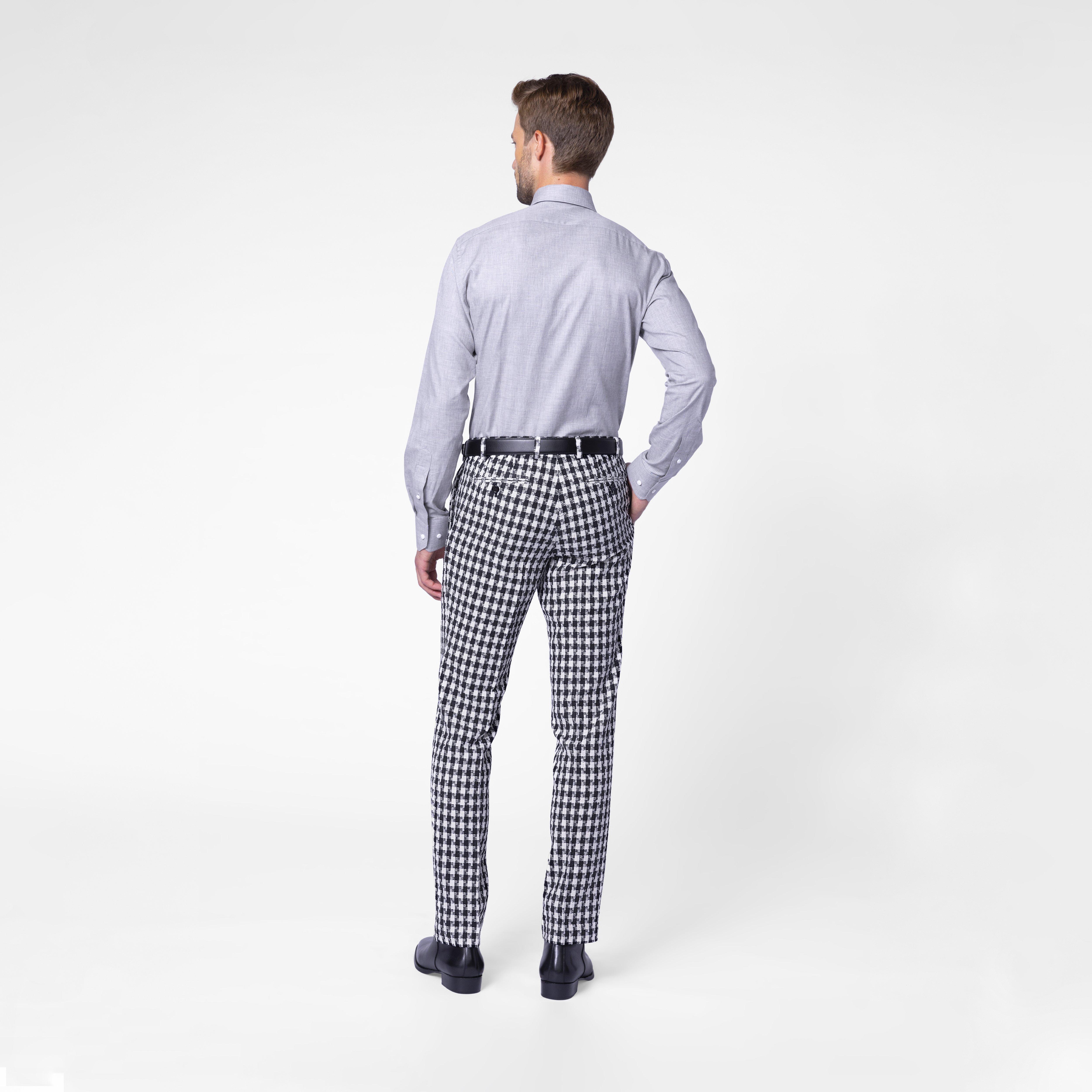 Product thumbnail 2 Black pants - Glaston Houndstooth Design from Seasonal Indochino Collection
