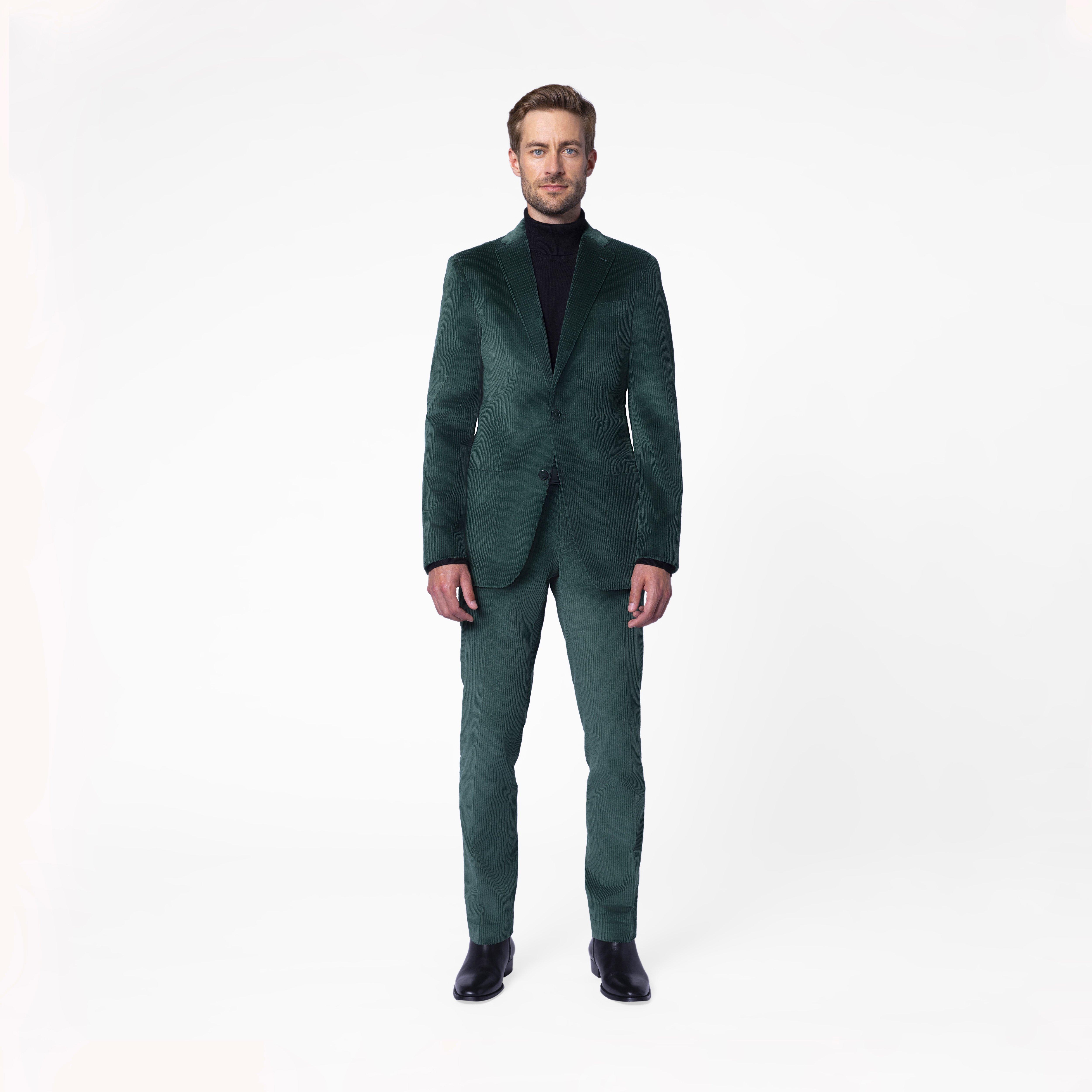 Green blazer - Greenwich Solid Design from Fall / Winter Indochino Collection