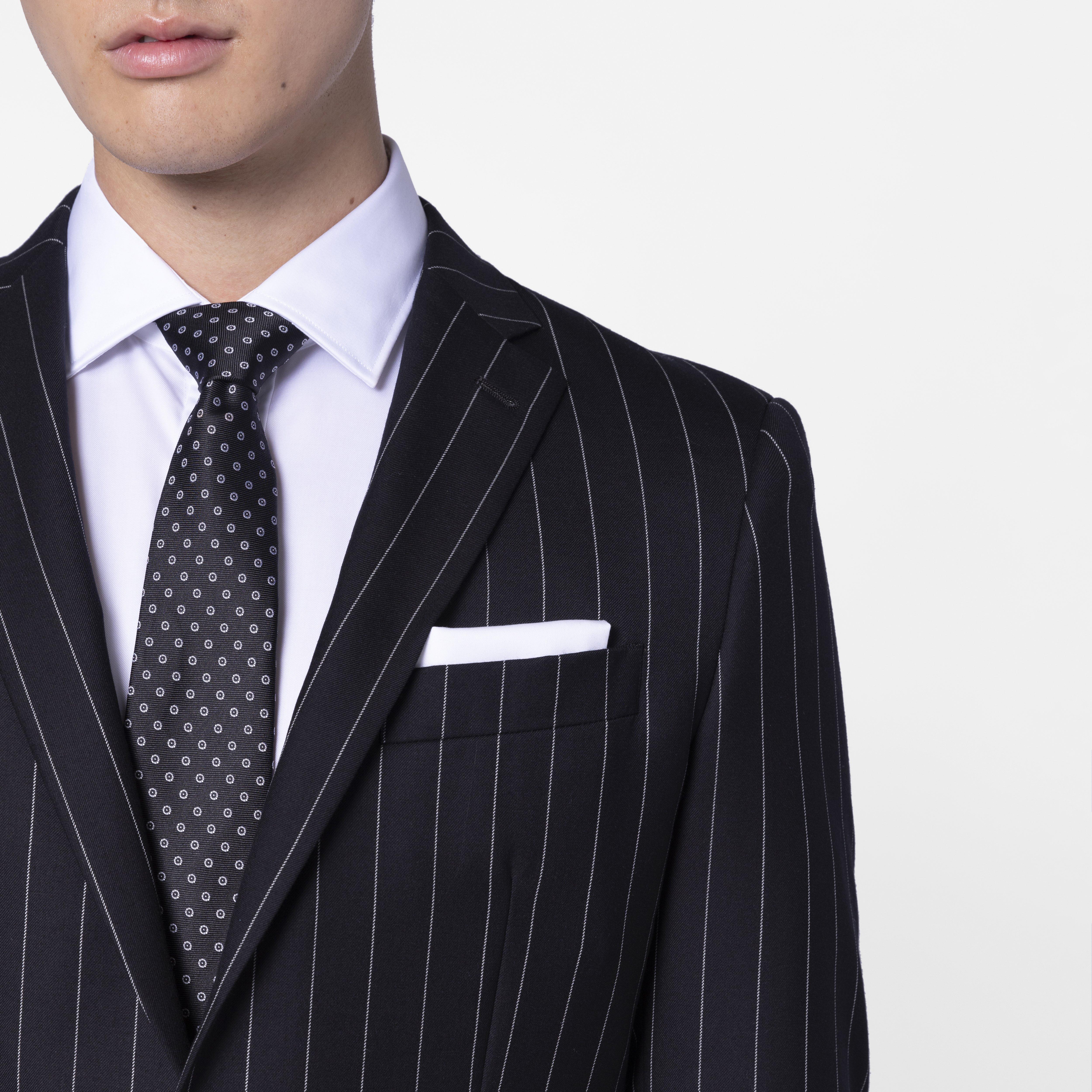 Product thumbnail 3 Black blazer - Harrogate Striped Design from Luxury Indochino Collection