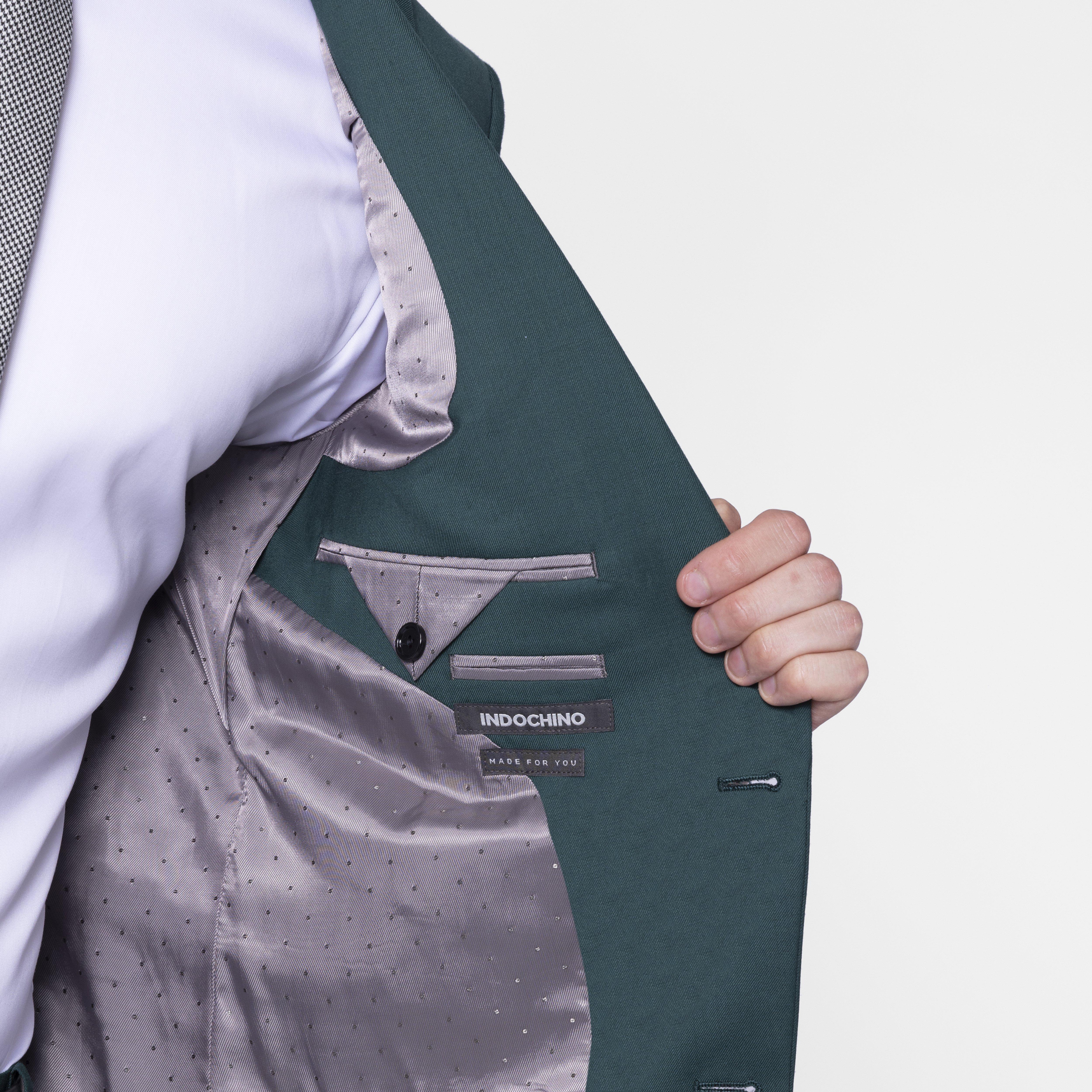 Product thumbnail 4 Green blazer - Harrogate Solid Design from Luxury Indochino Collection