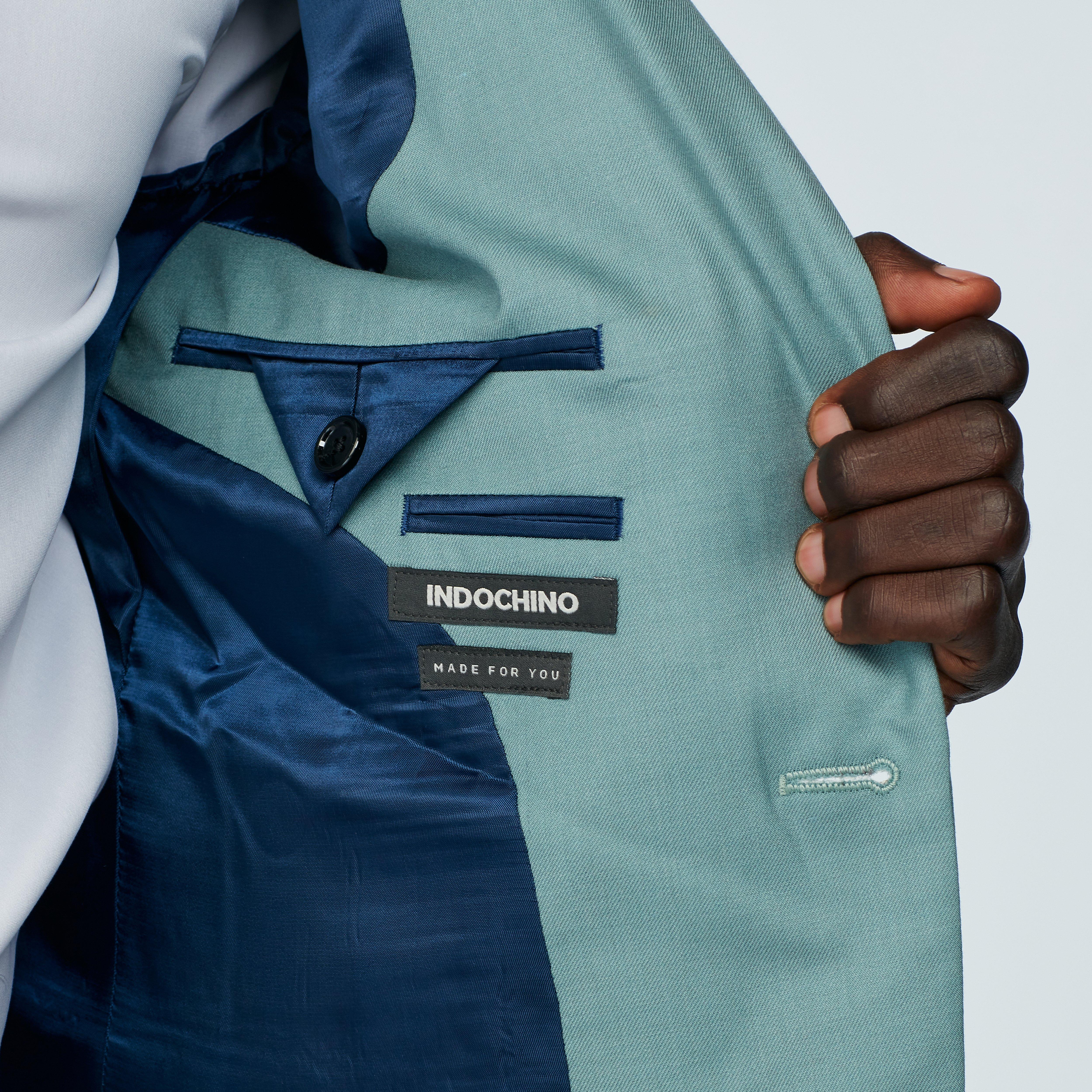 Product thumbnail 3 Teal blazer - Harrogate Solid Design from Luxury Indochino Collection
