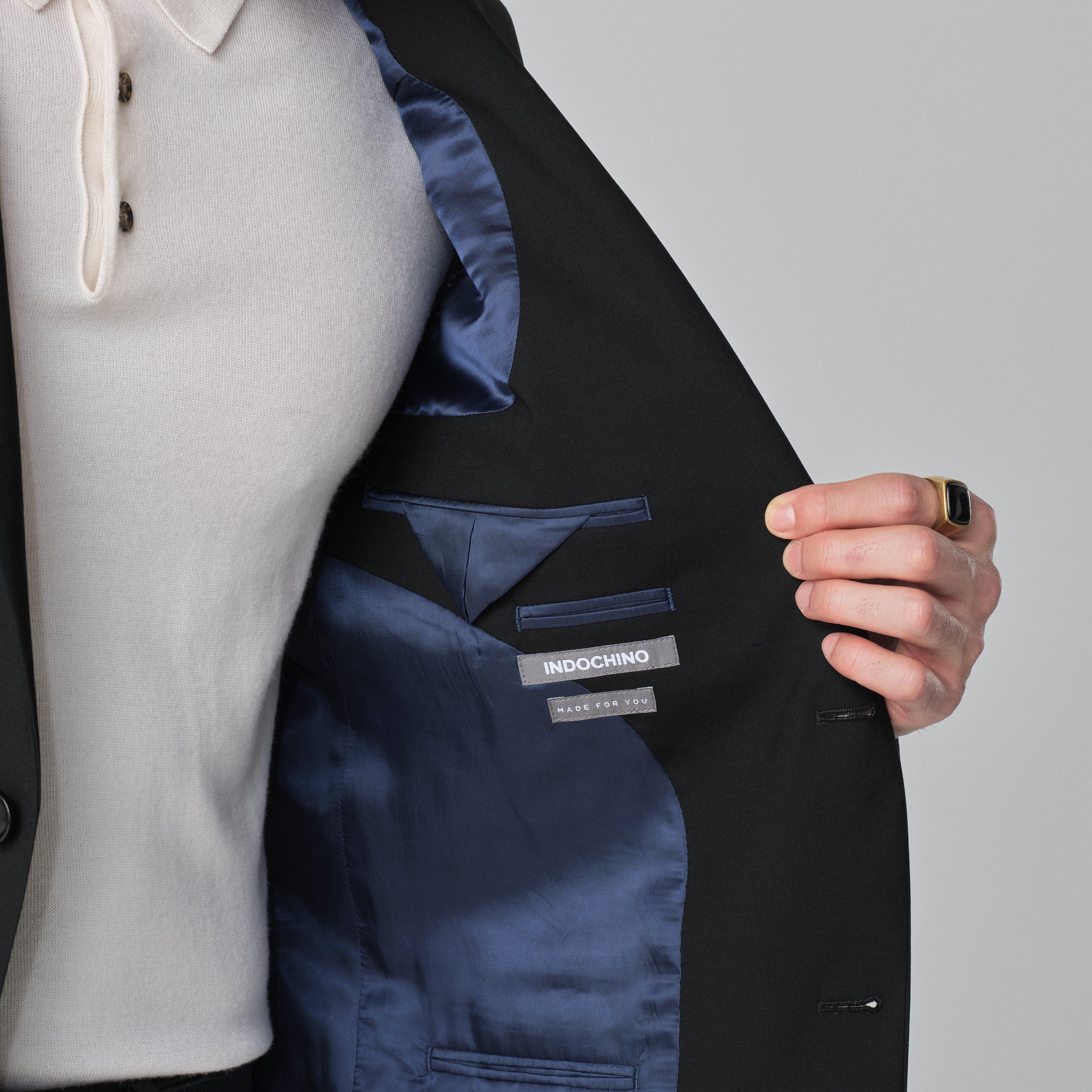 Product thumbnail 3 Black blazer - Howell Solid Design from Luxury Indochino Collection