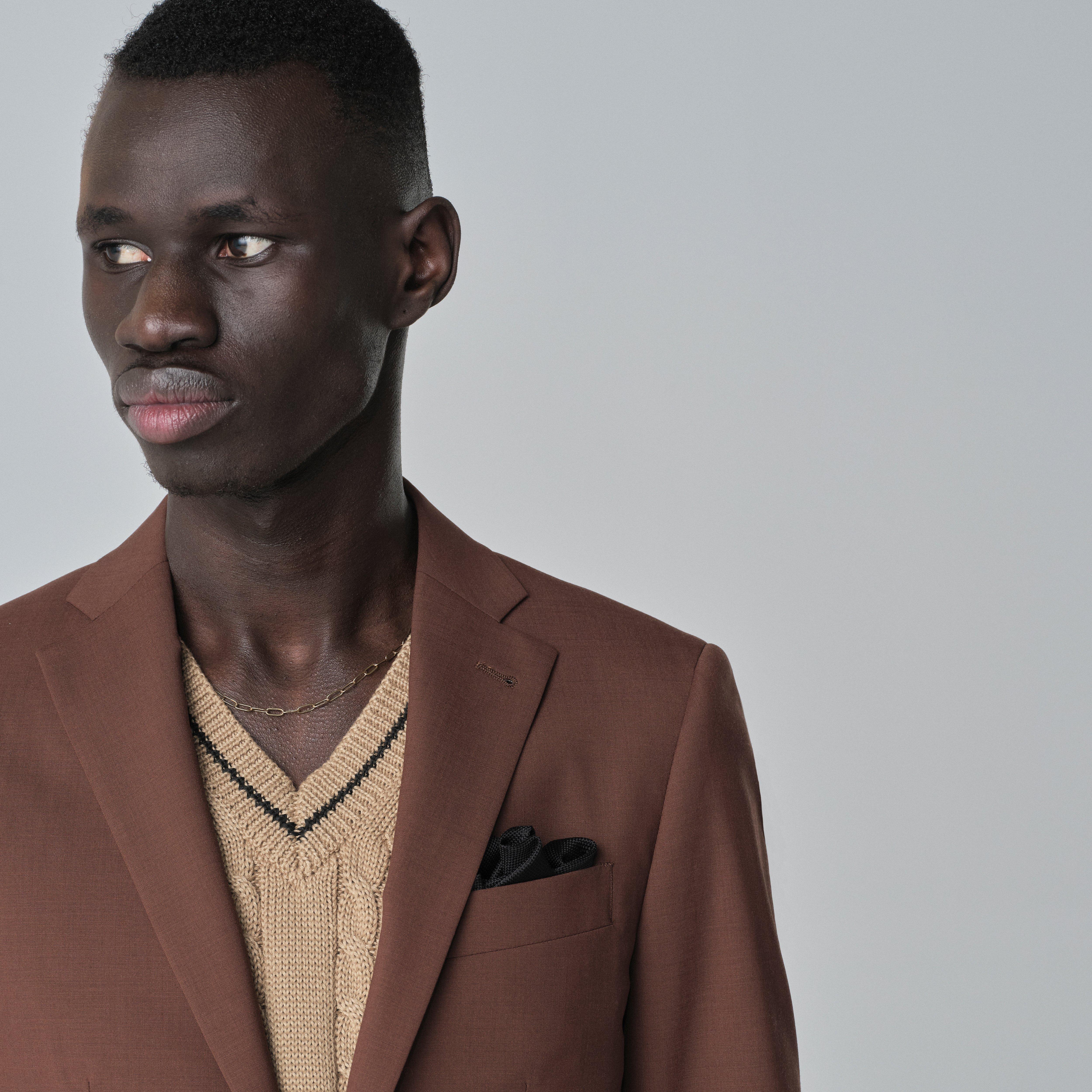Product thumbnail 6 Brown suit - Howell Solid Design from Luxury Indochino Collection