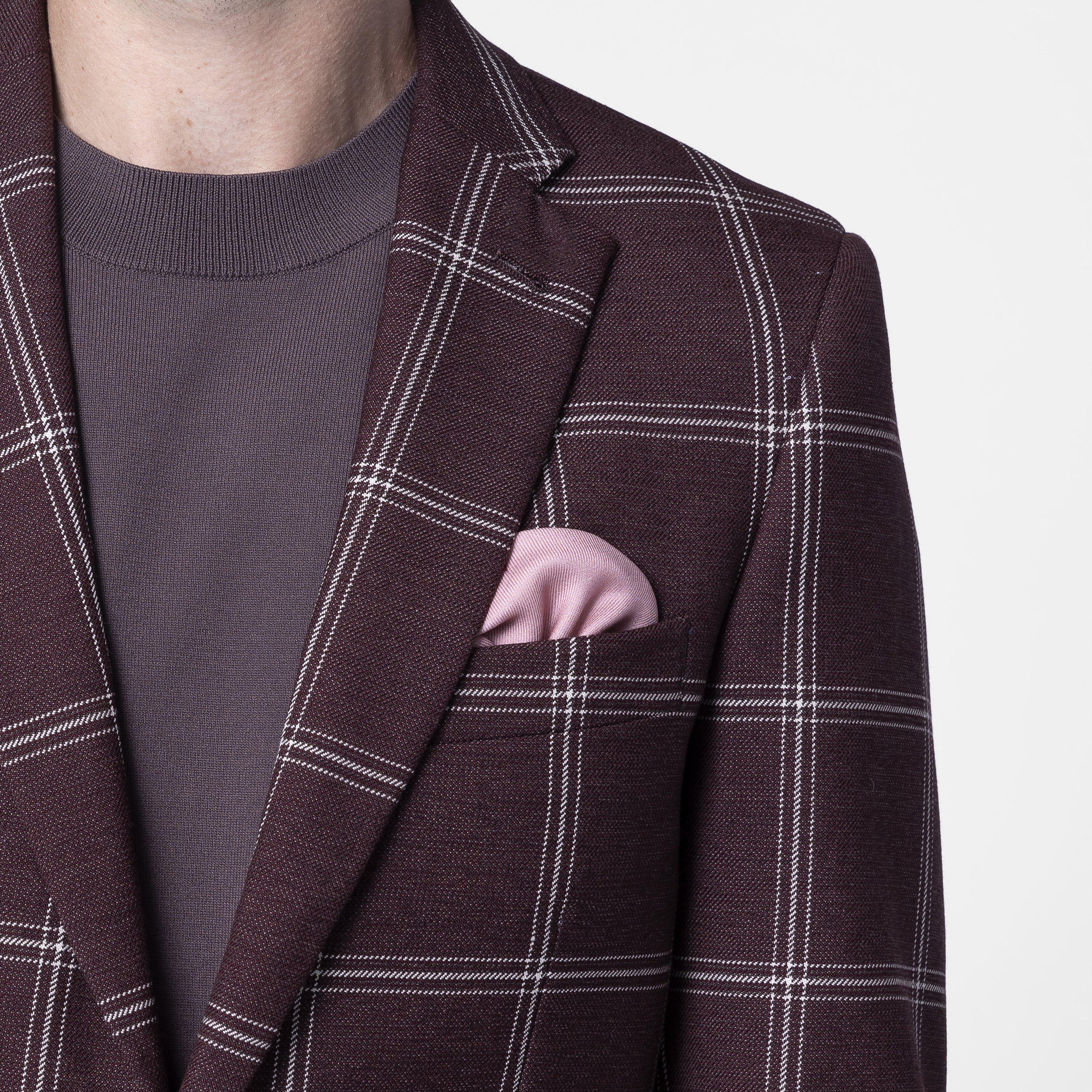 Product thumbnail 6 Burgundy suit - Checked Design from Fall / Winter Indochino Collection
