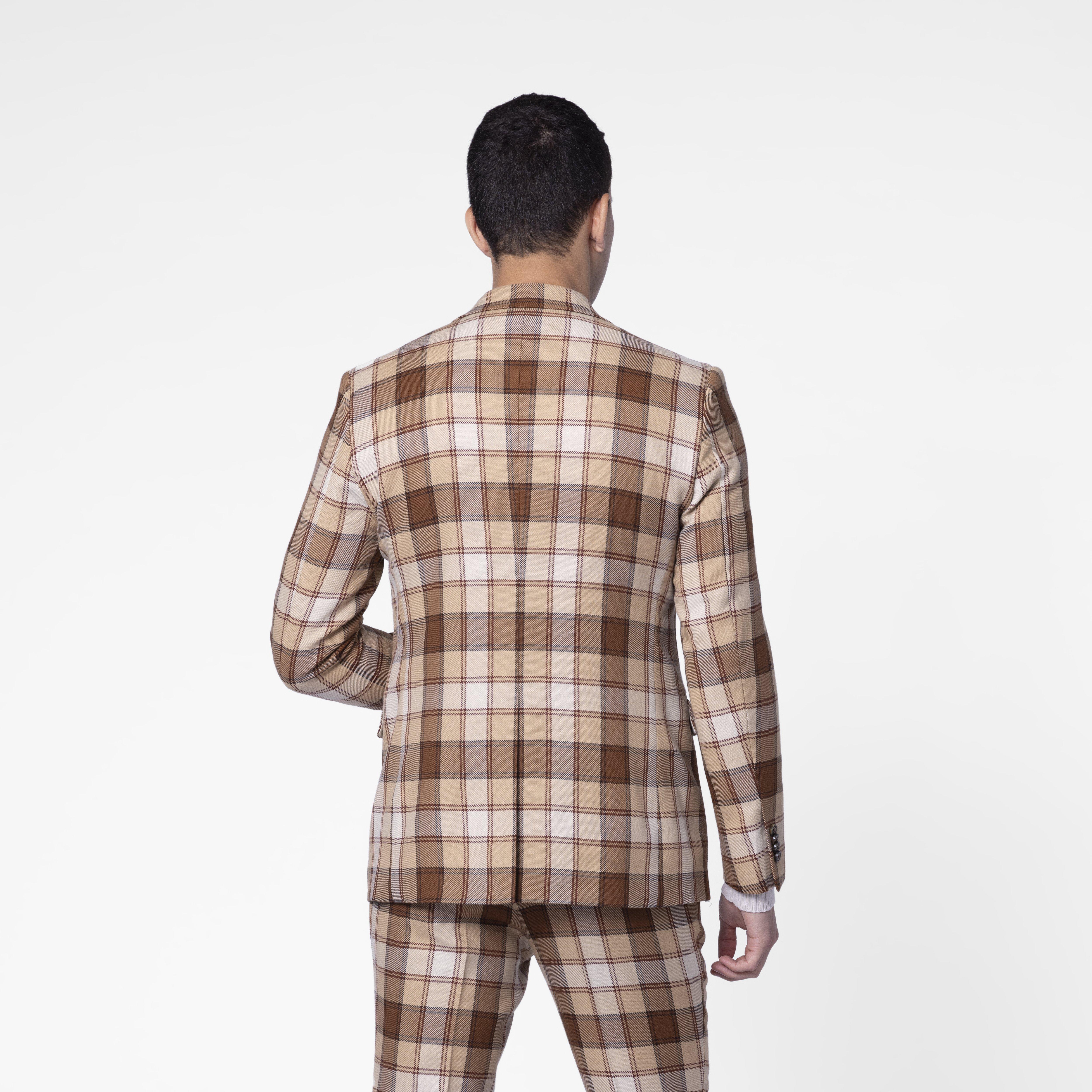 Product thumbnail 2 Camel blazer - Checked Design from Seasonal Indochino Collection