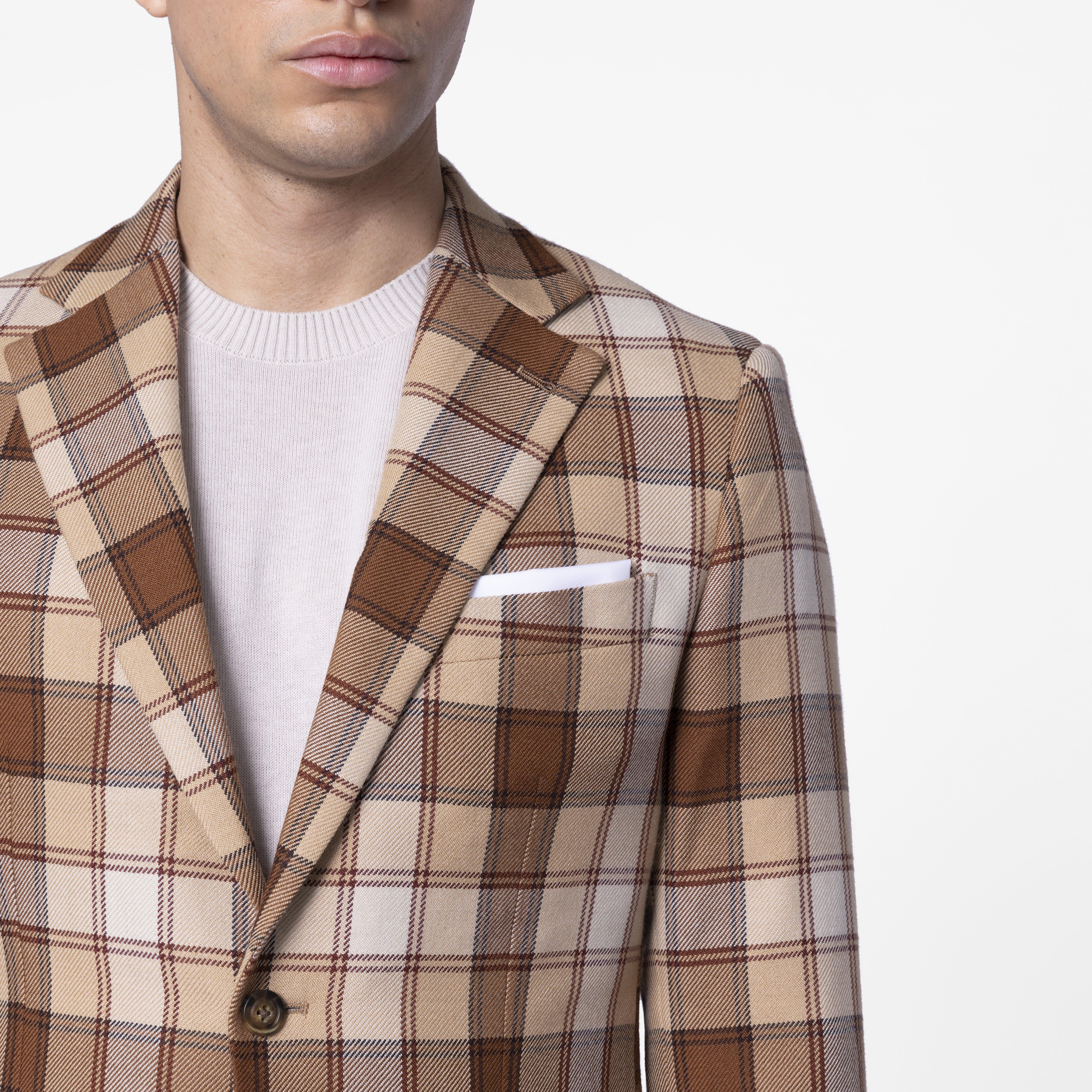 Product thumbnail 3 Camel blazer - Checked Design from Seasonal Indochino Collection