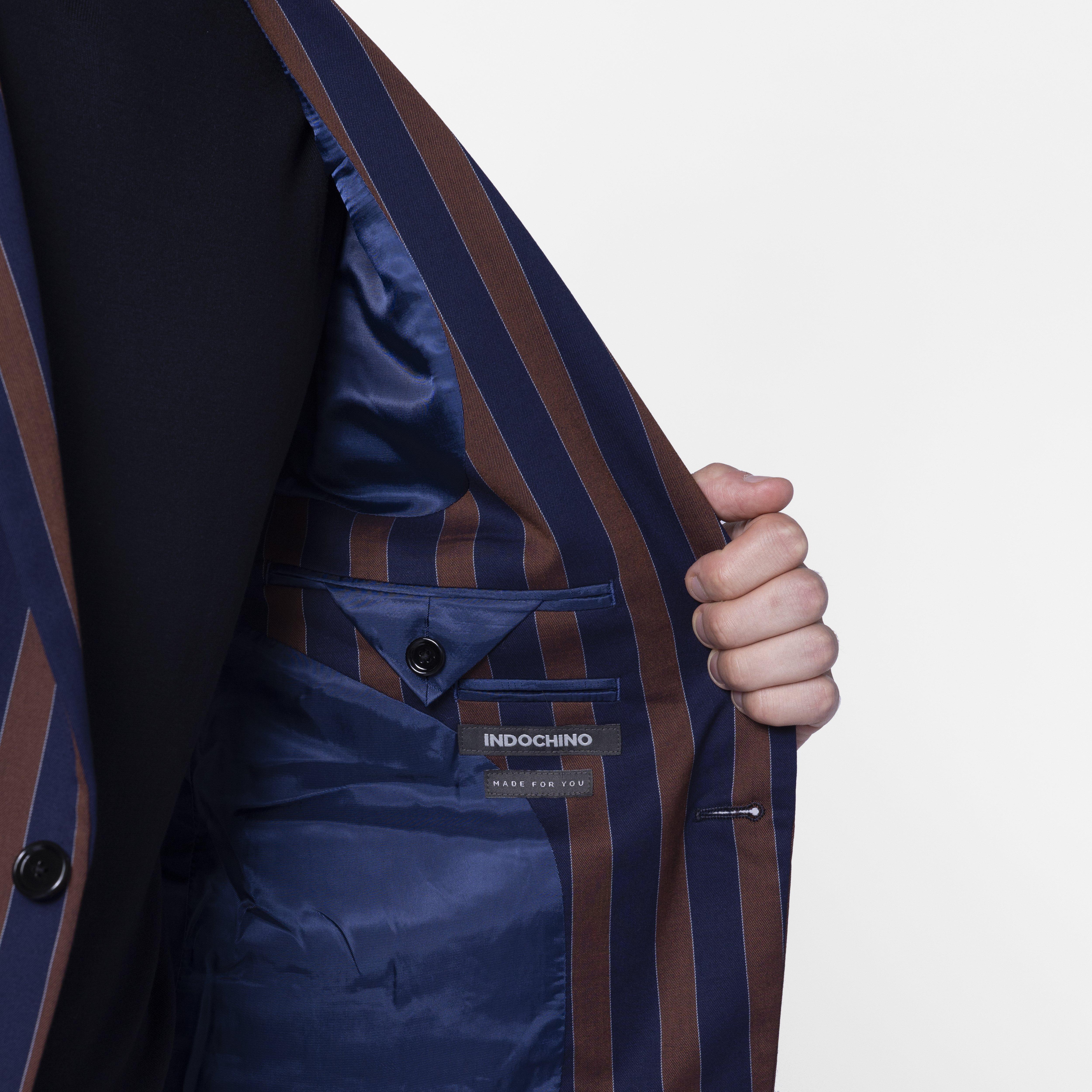 Product thumbnail 4 Navy blazer - Striped Design from Fall / Winter Indochino Collection