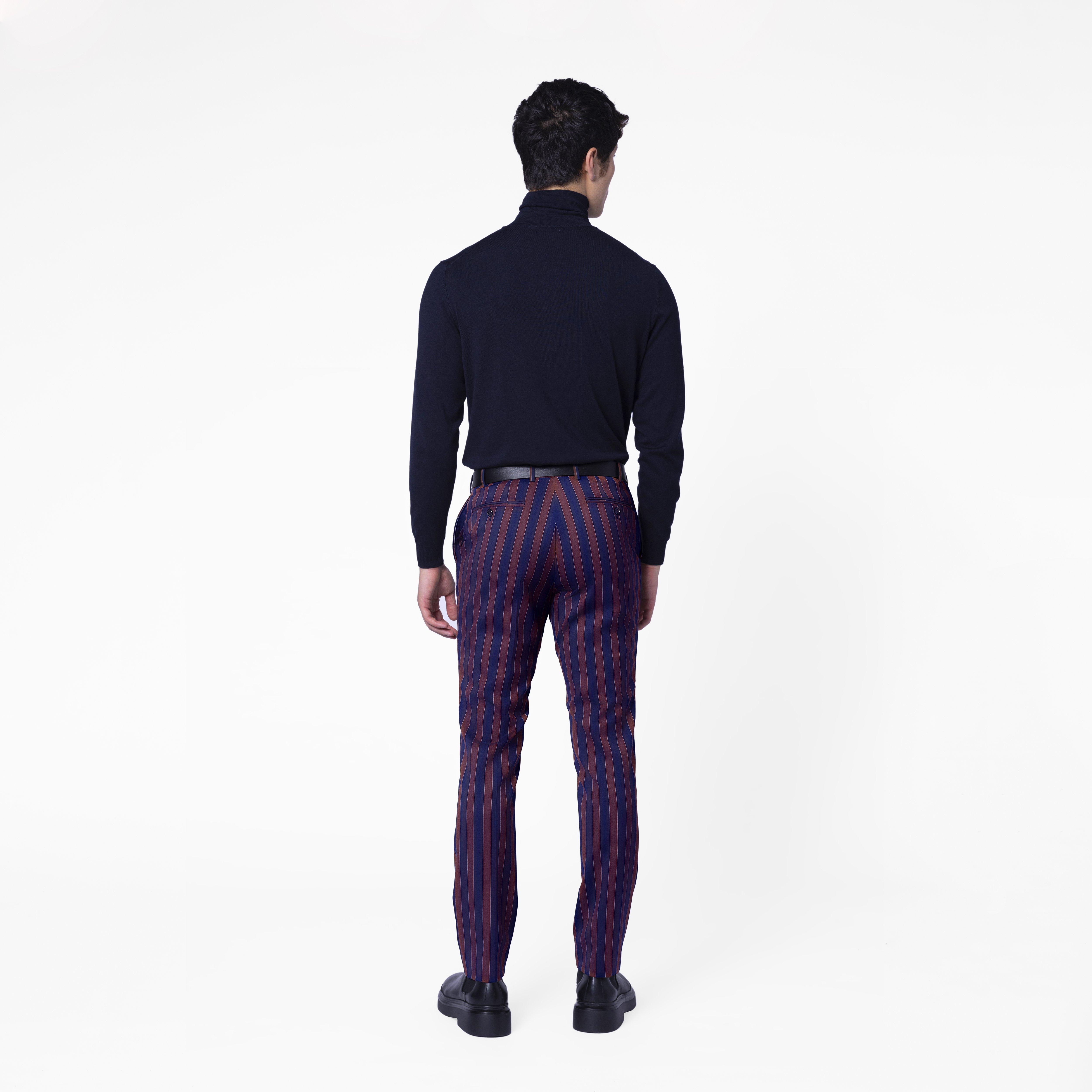 Product thumbnail 2 Navy pants - Striped Design from Seasonal Indochino Collection