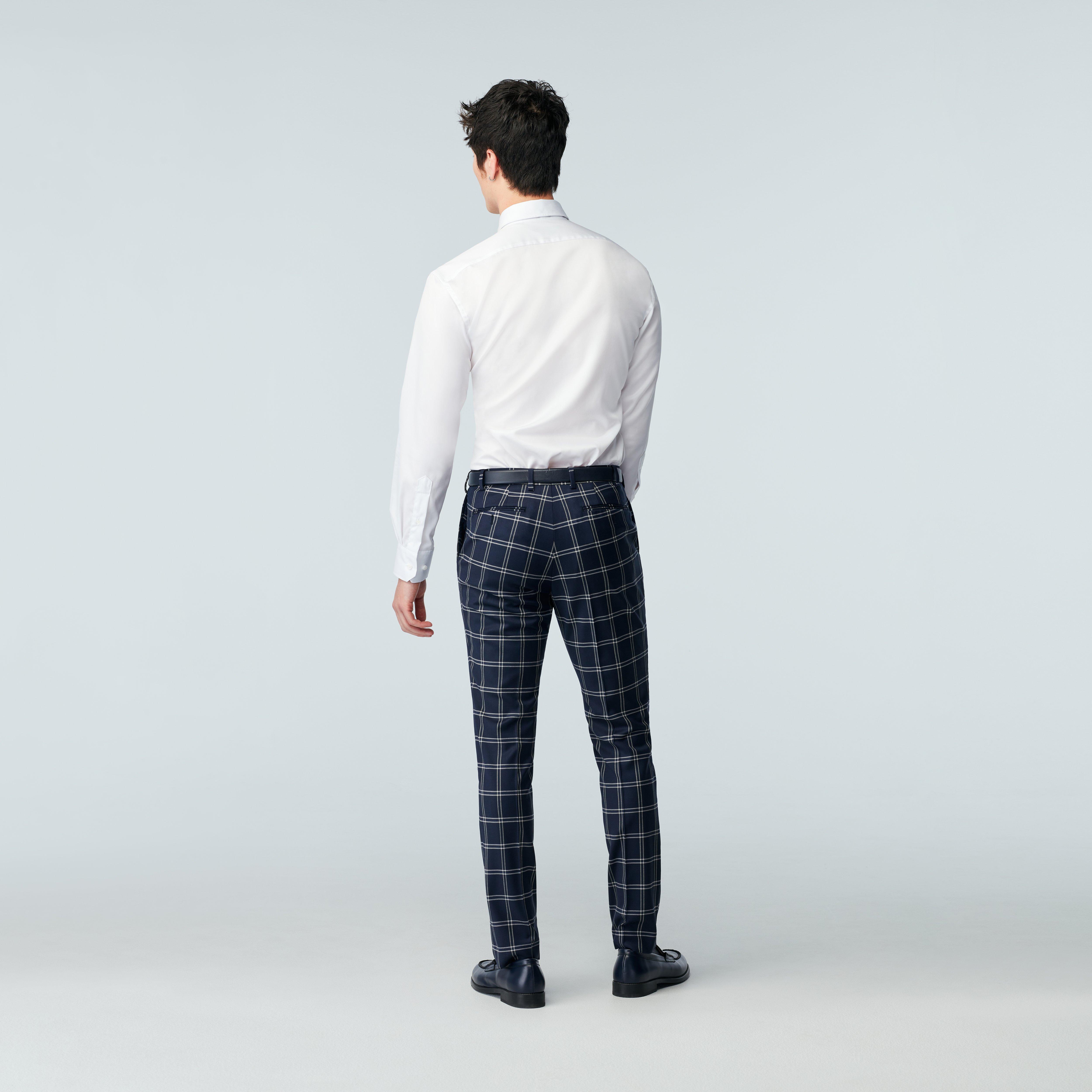 Product thumbnail 4 Navy suit - Checked Design from Indochino Collection