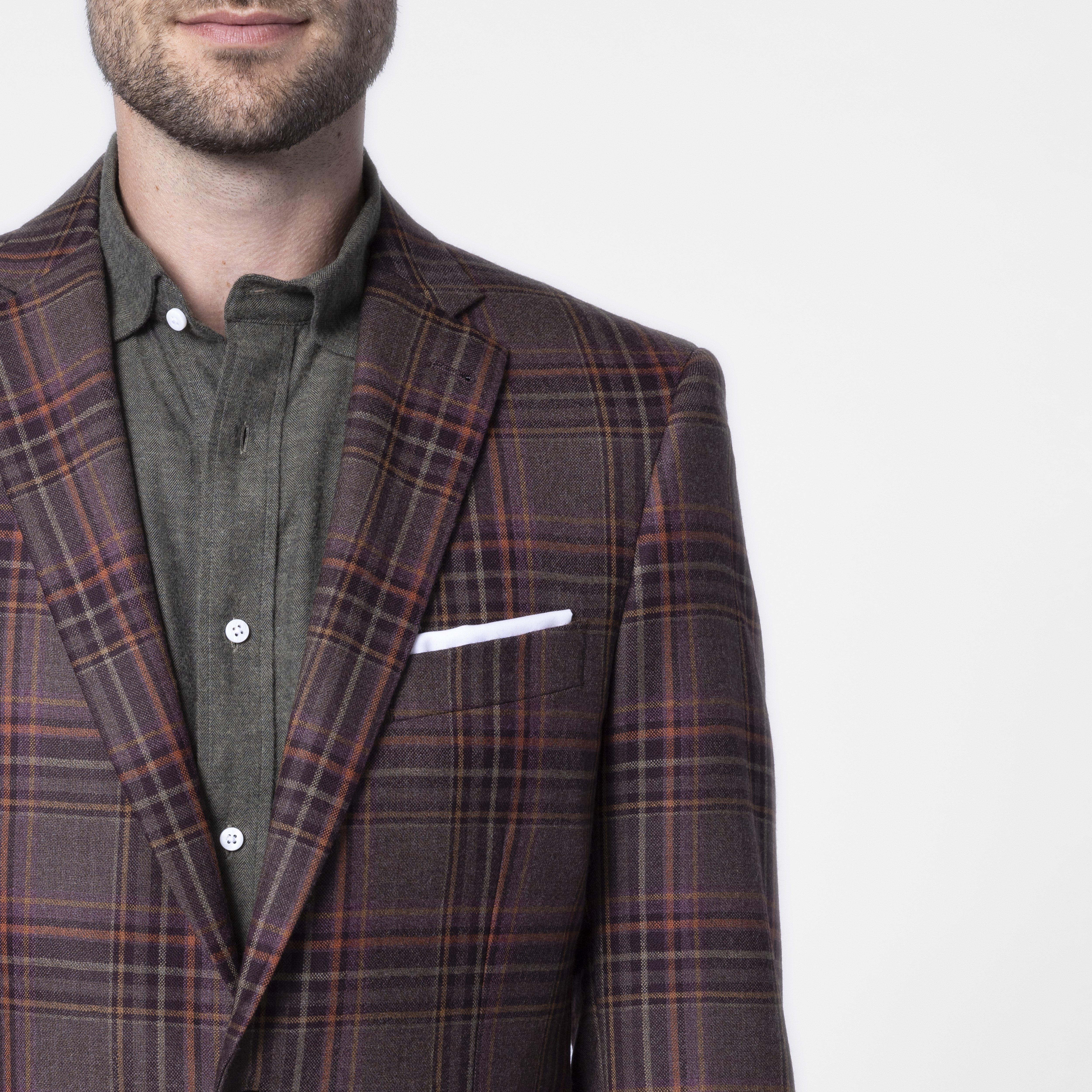 Product thumbnail 5 Brown suit - Checked Design from Indochino Collection