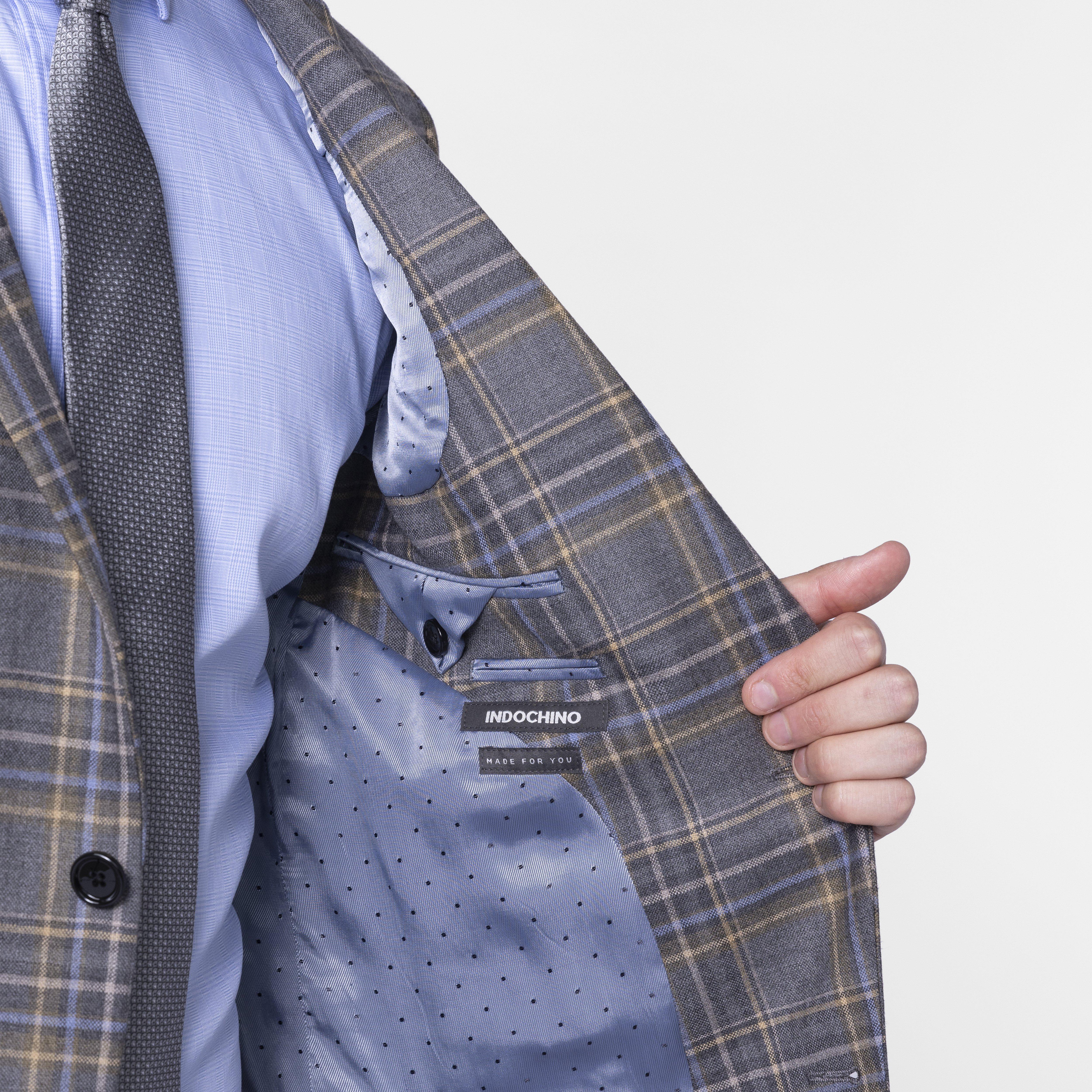 Product thumbnail 6 Gray suit - Checked Design from Indochino Collection