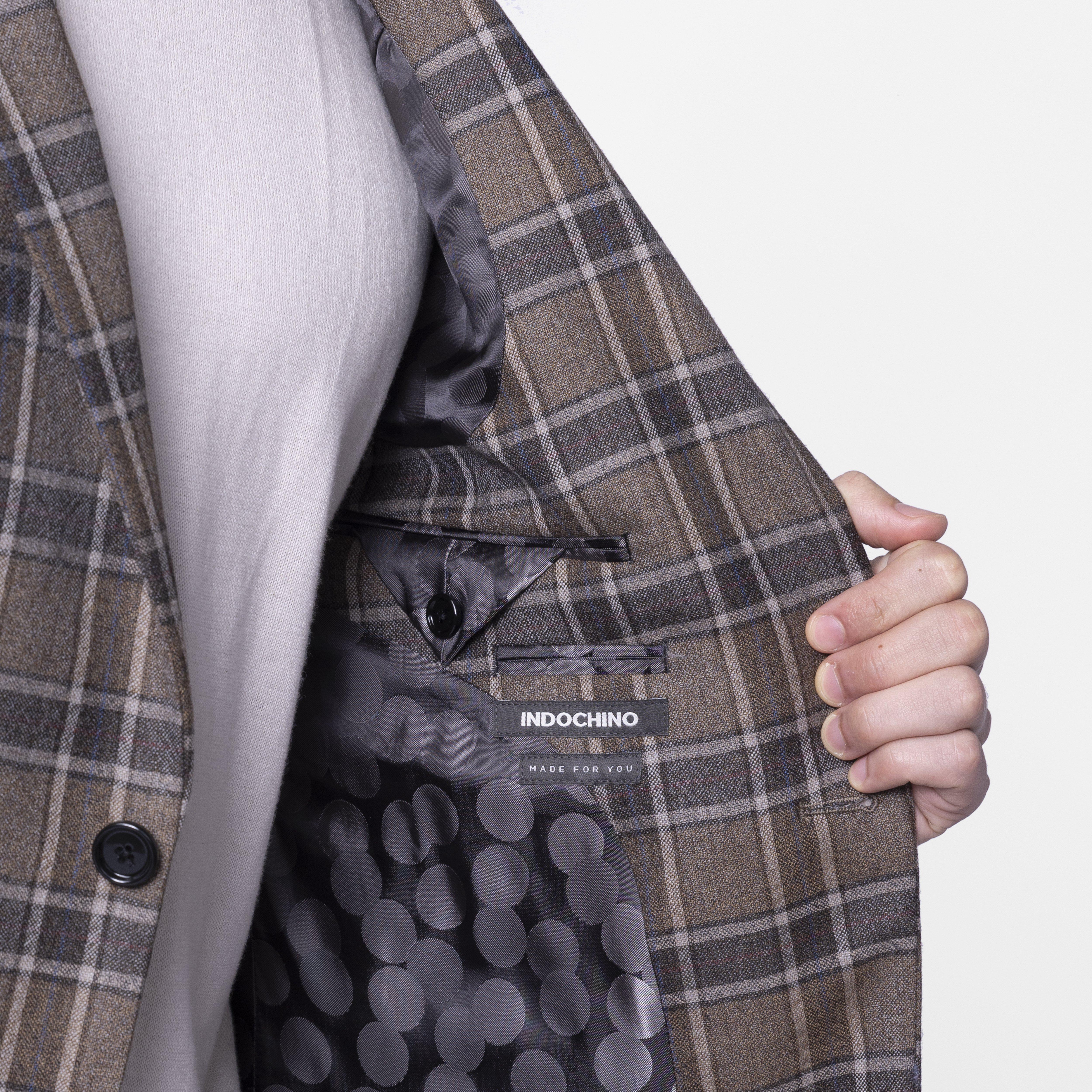 Product thumbnail 6 Brown suit - Plaid Design from Indochino Collection