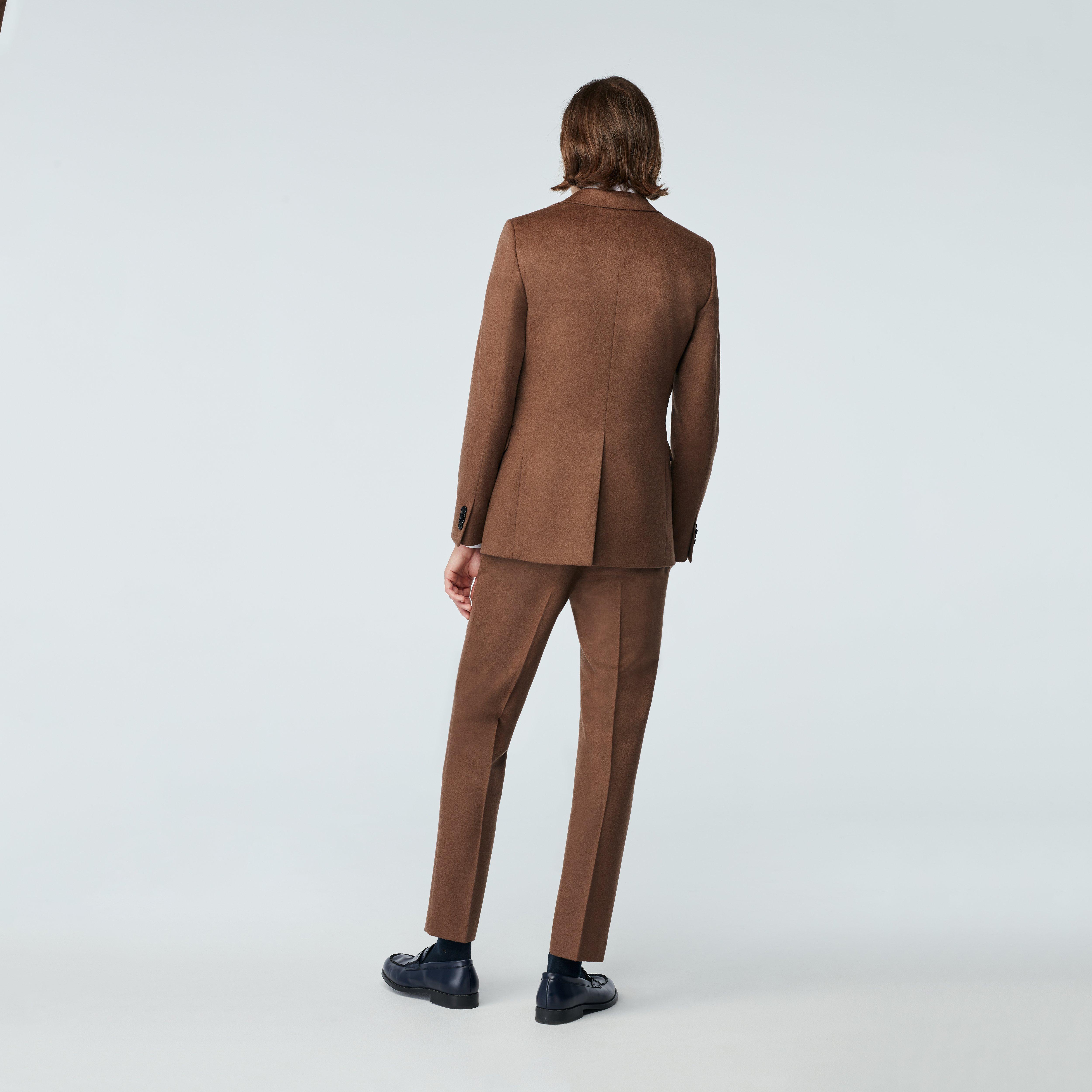 Product thumbnail 2 Brown suit - Solid Design from Indochino Collection