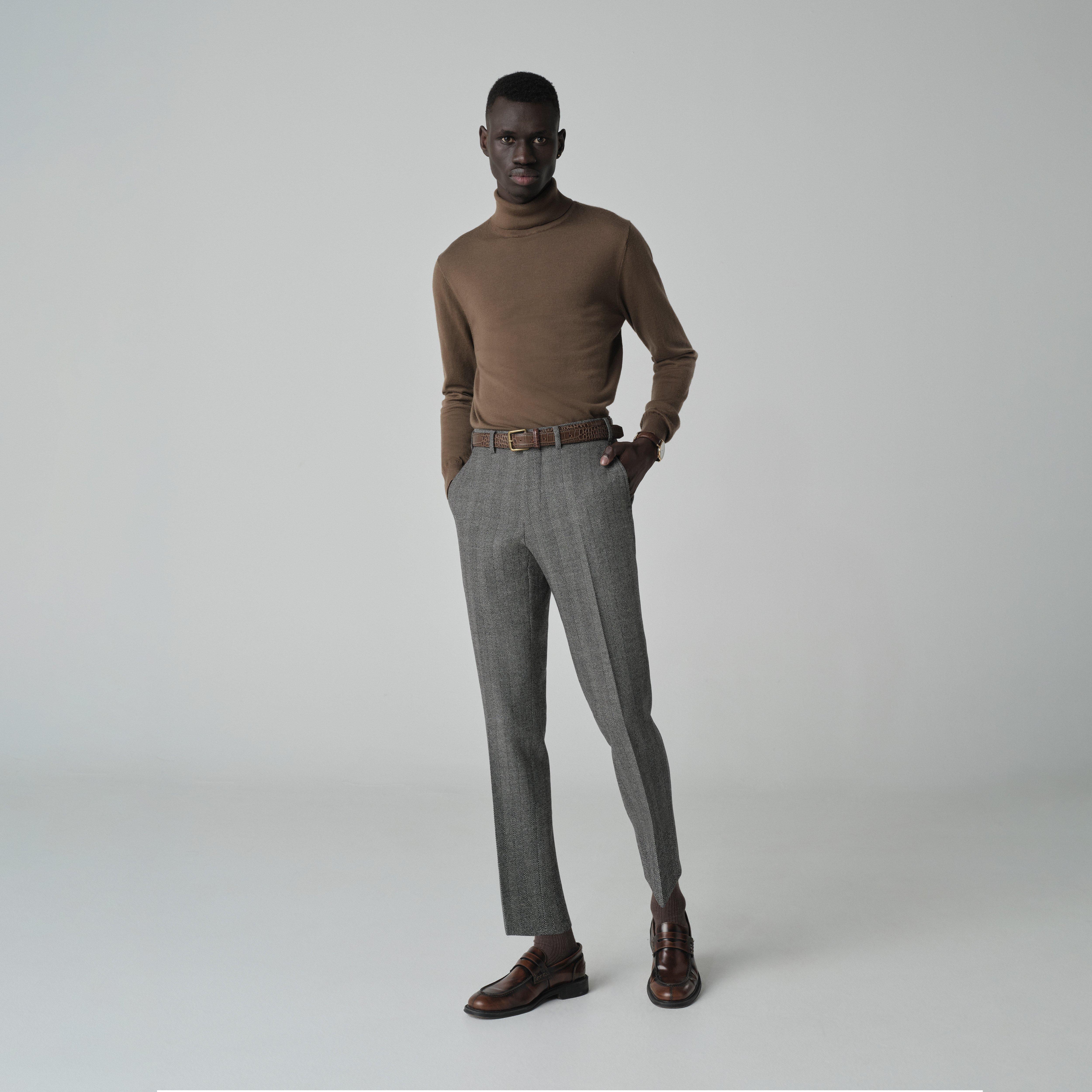 Product thumbnail 3 Gray suit - Herringbone Design from Indochino Collection