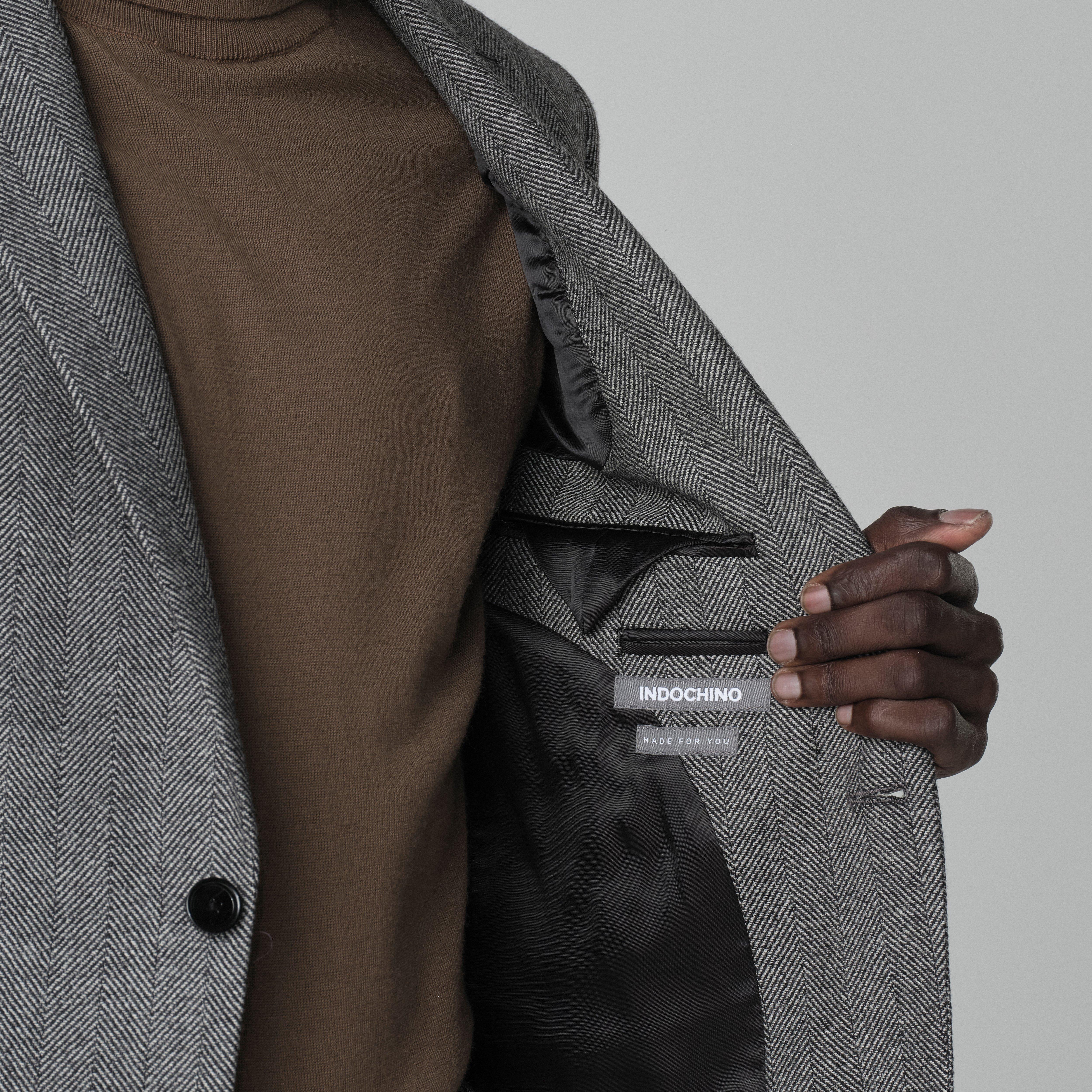 Product thumbnail 5 Gray suit - Herringbone Design from Indochino Collection