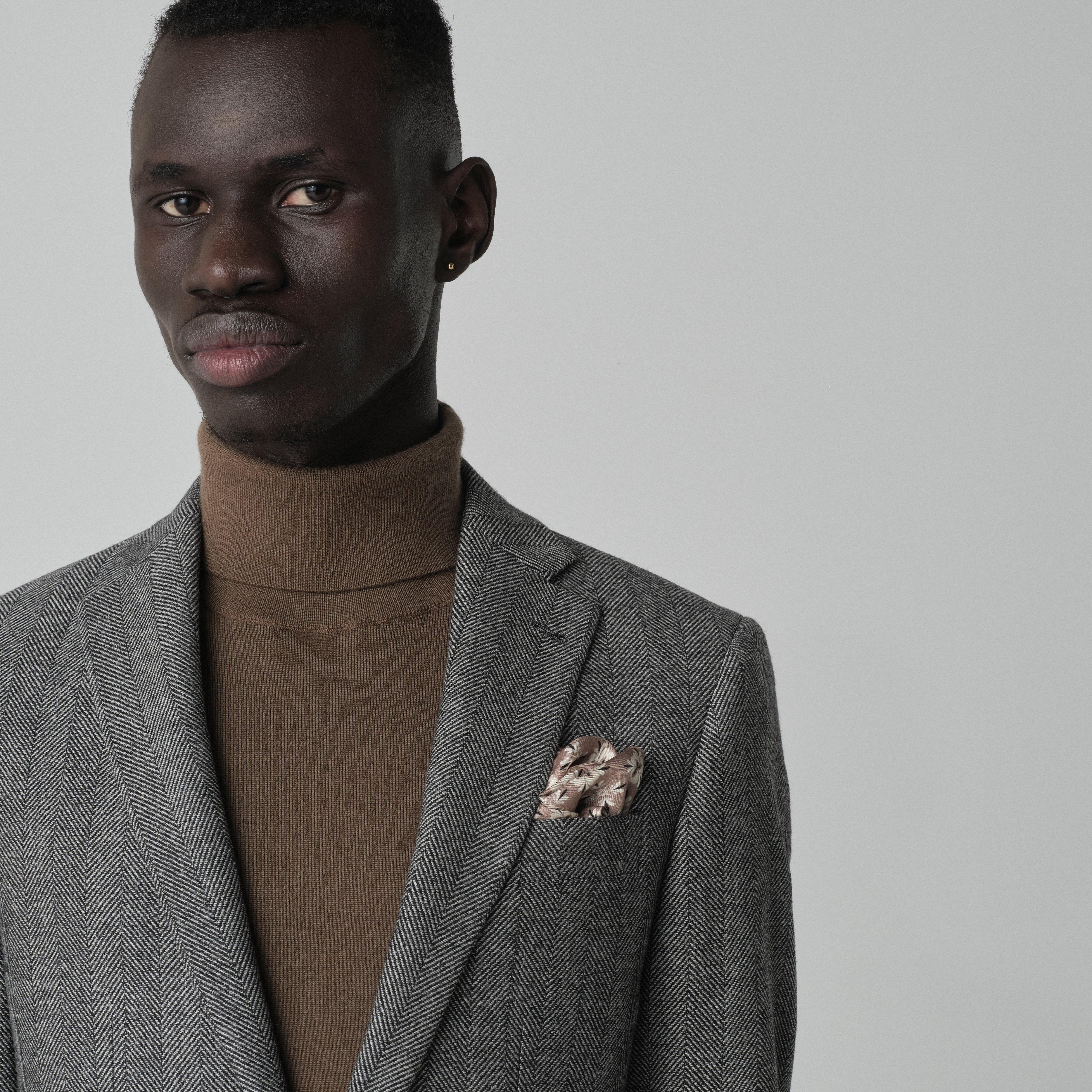 Product thumbnail 6 Gray suit - Herringbone Design from Indochino Collection
