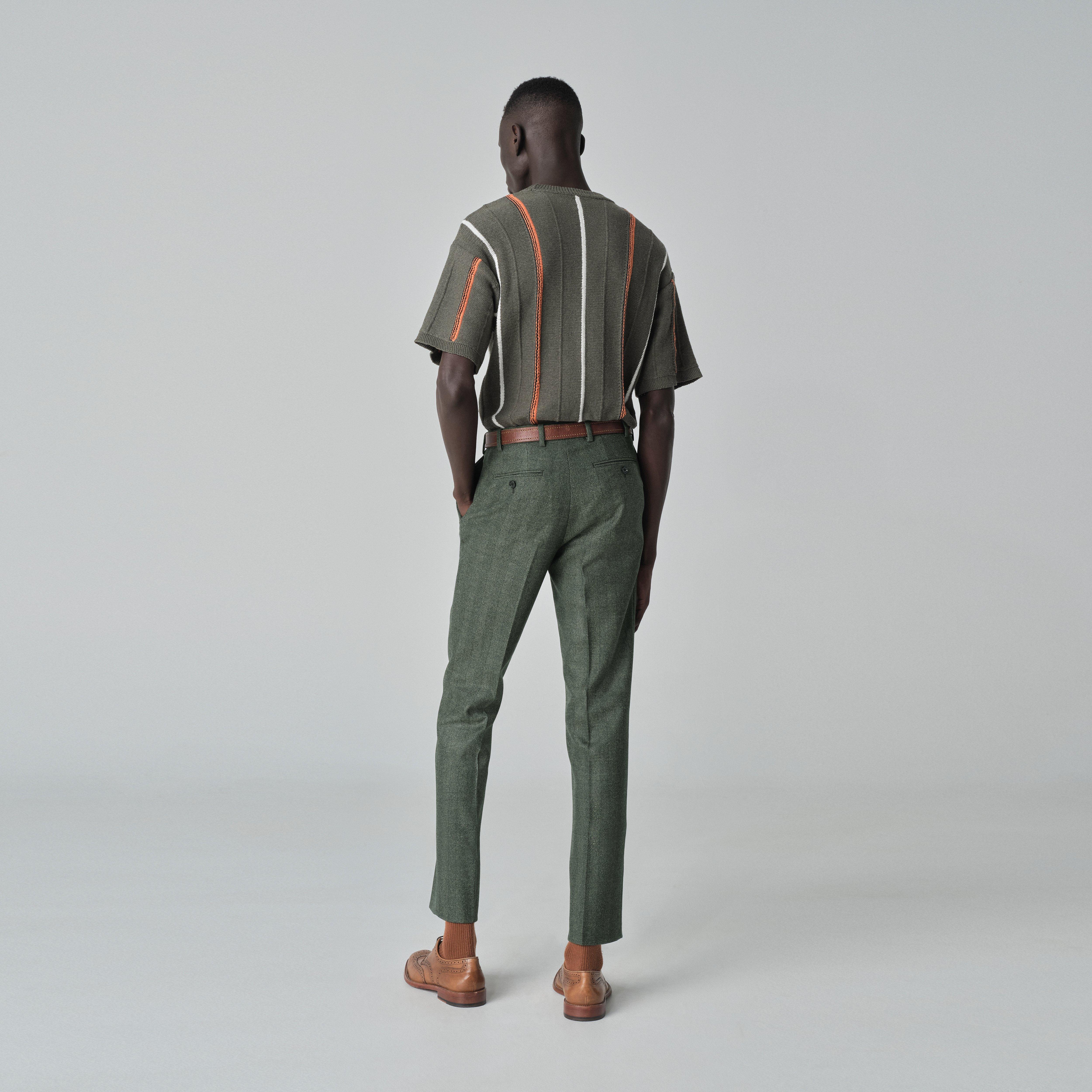 Product thumbnail 2 Green pants - Herringbone Design from Indochino Collection