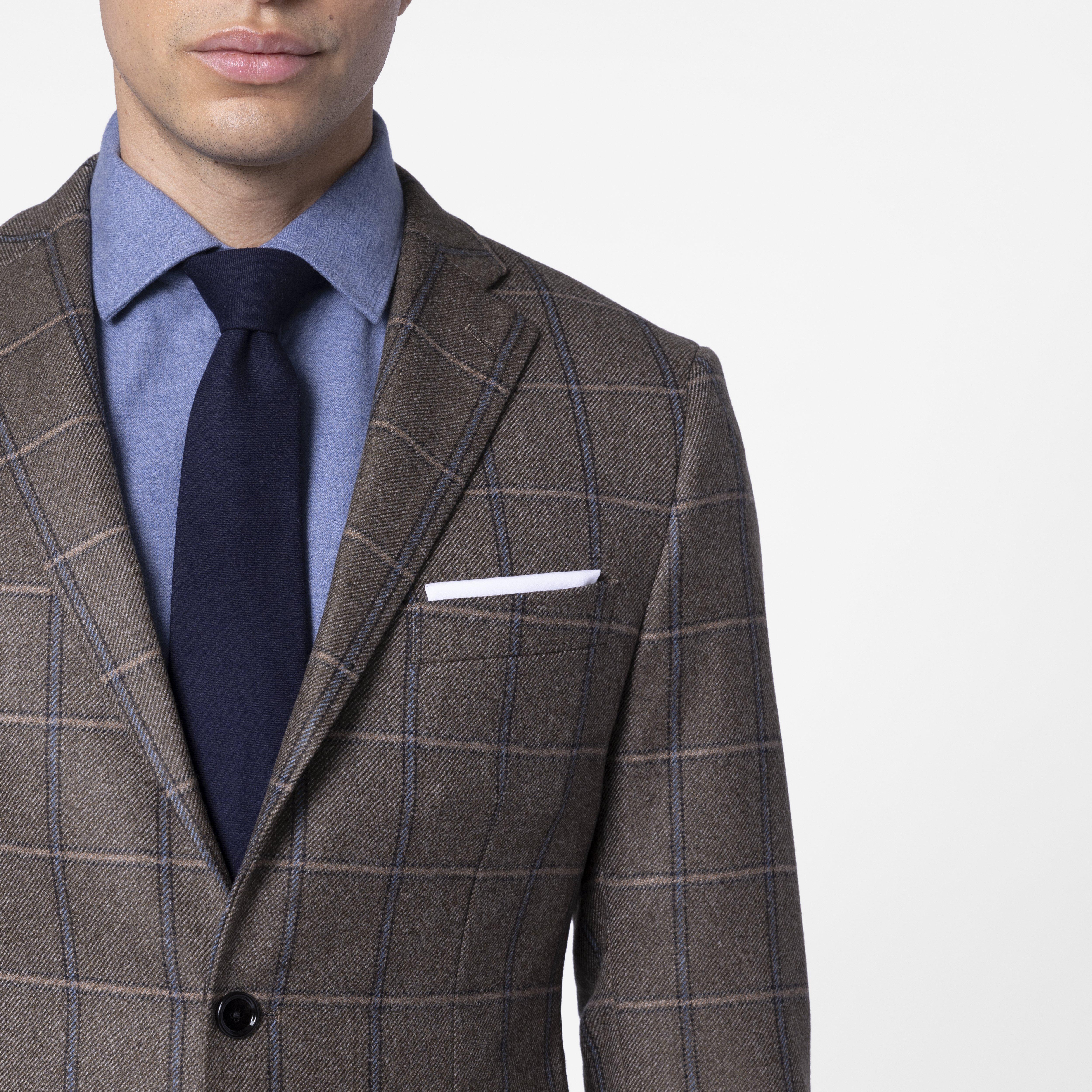 Product thumbnail 3 Brown blazer - Checked Design from Italian Indochino Collection
