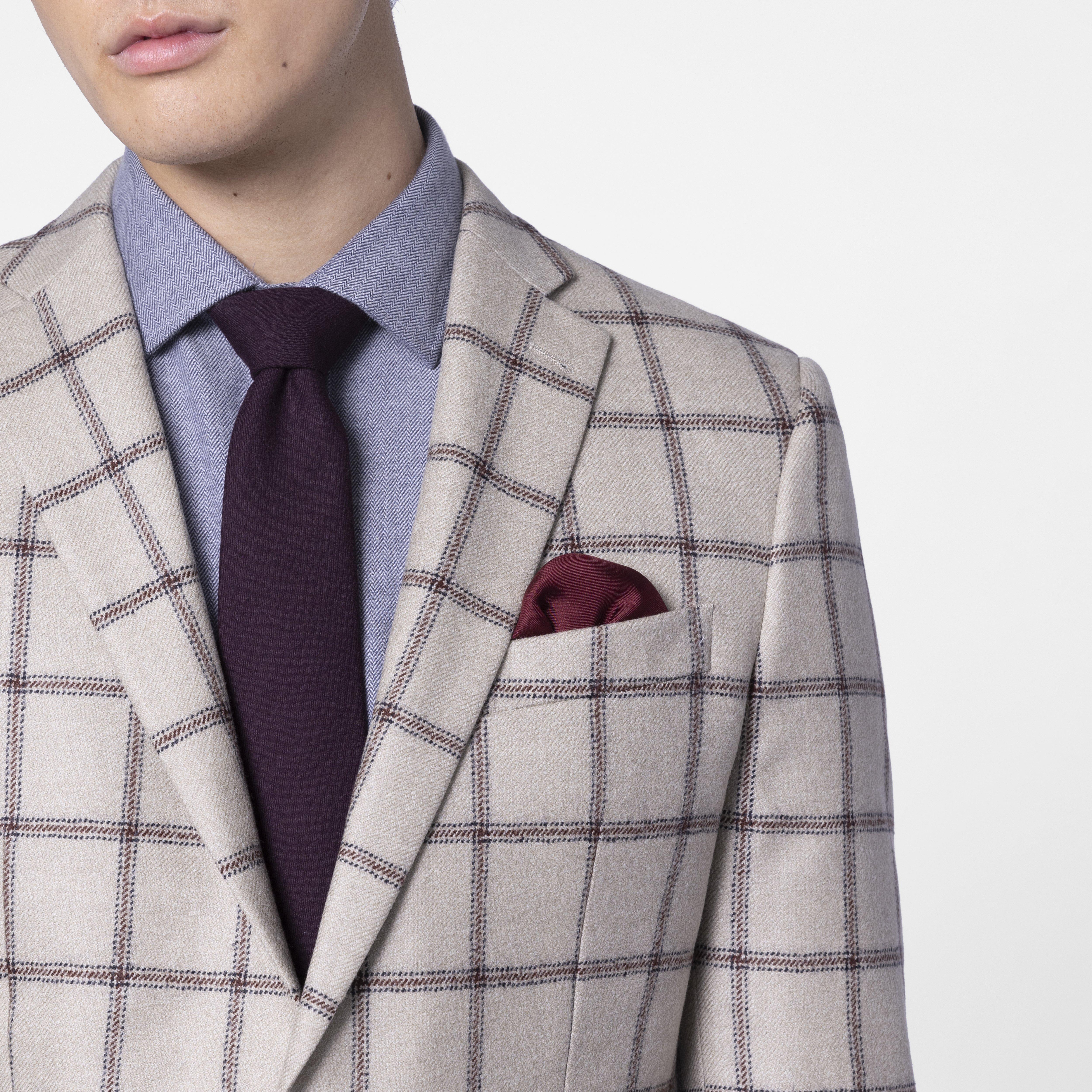 Product thumbnail 5 Cream suit - Checked Design from Indochino Collection