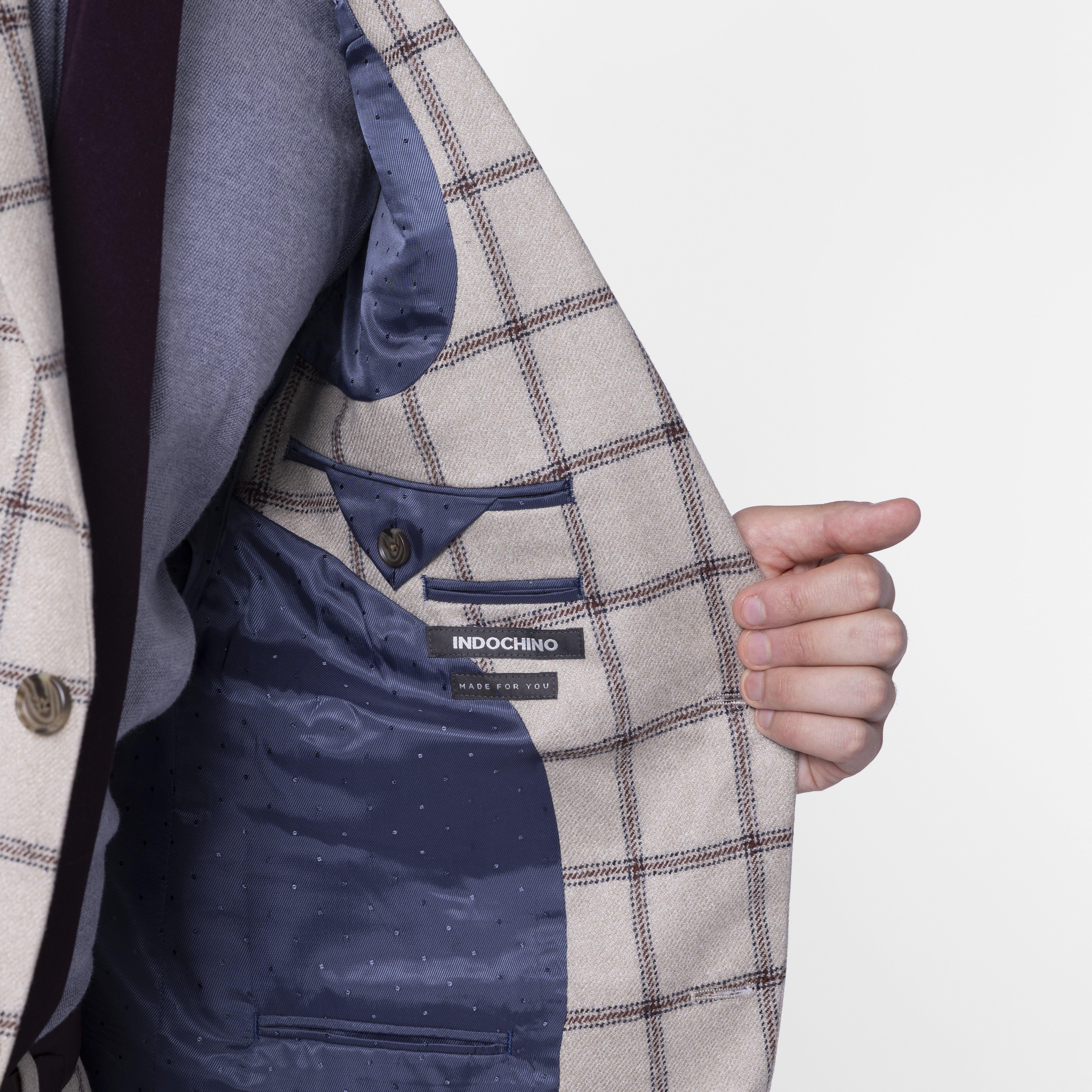 Product thumbnail 6 Cream suit - Checked Design from Indochino Collection