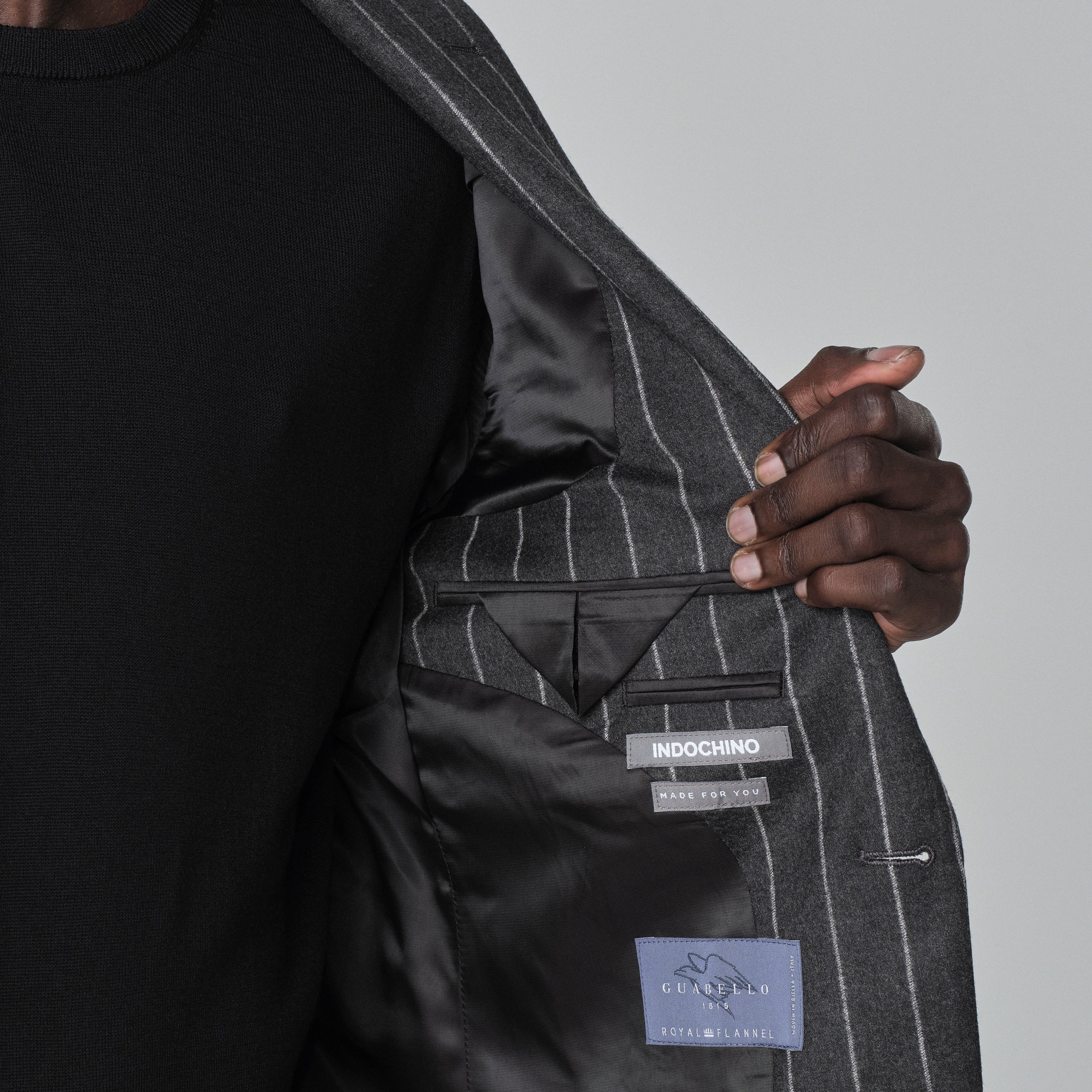 Product thumbnail 5 Gray suit - Striped Design from Fall / Winter Indochino Collection