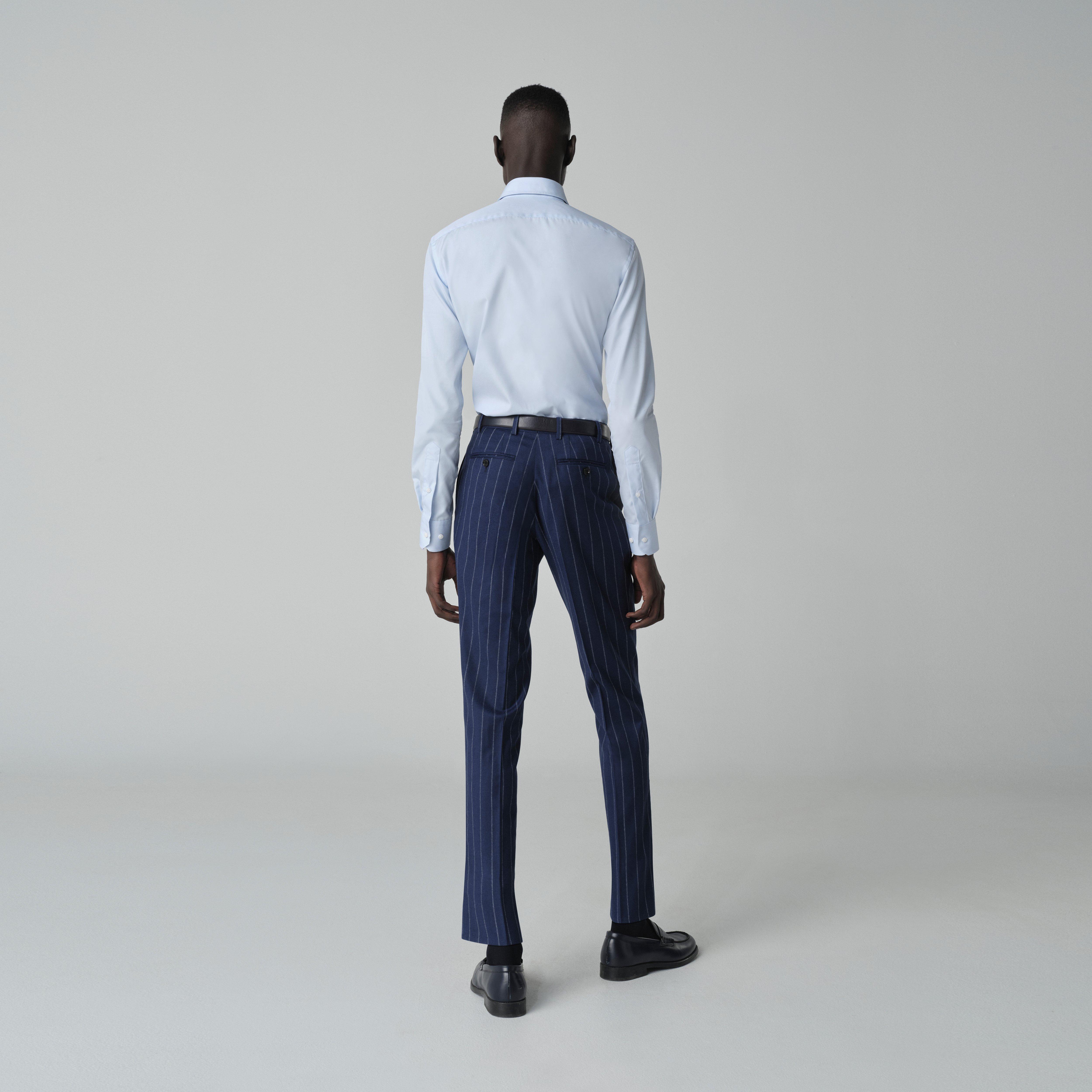 Product thumbnail 4 Navy suit - Striped Design from Italian Indochino Collection