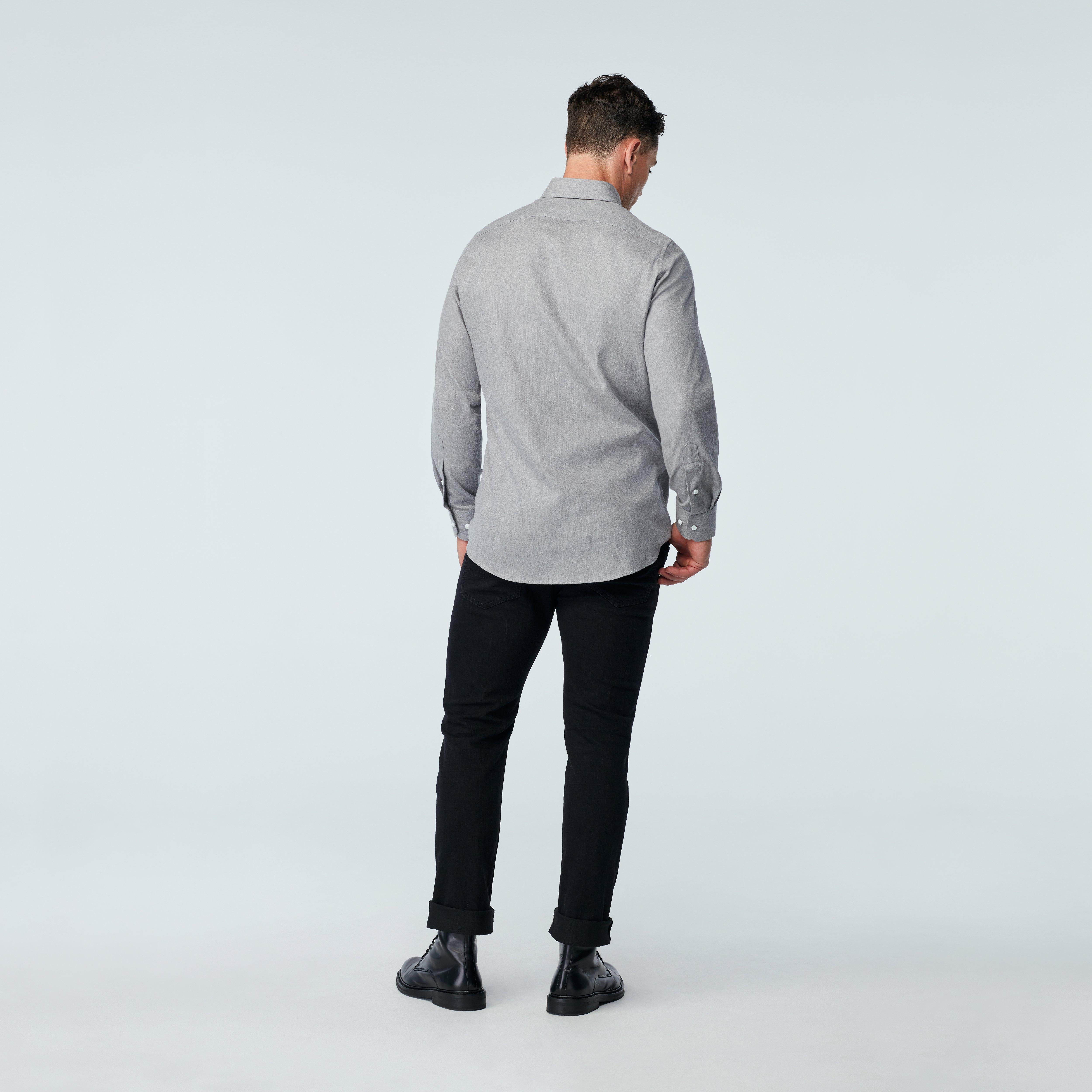 Product thumbnail 2 Gray shirt - Herringbone Design from Indochino Collection