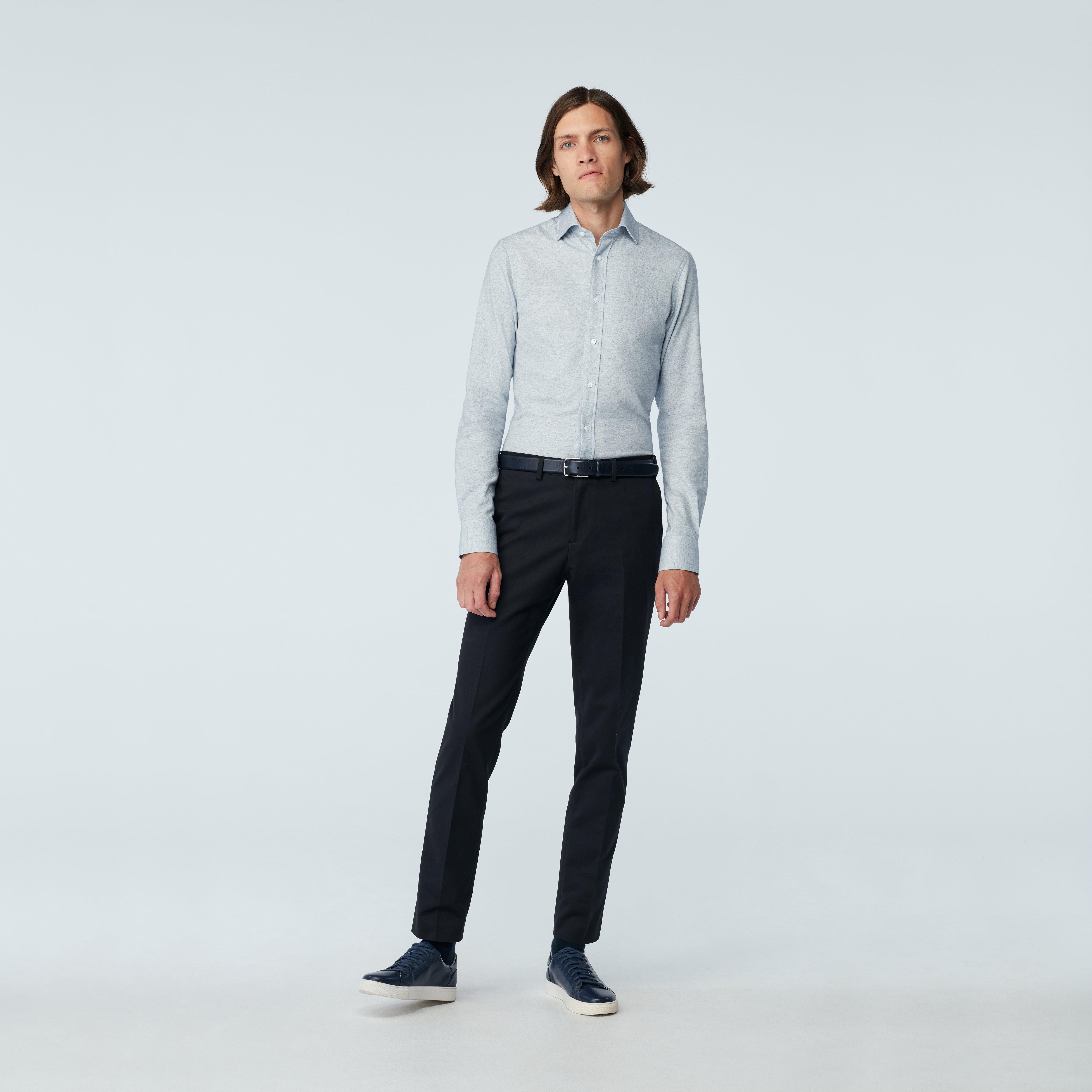 Gray shirt - Solid Design from Indochino Collection