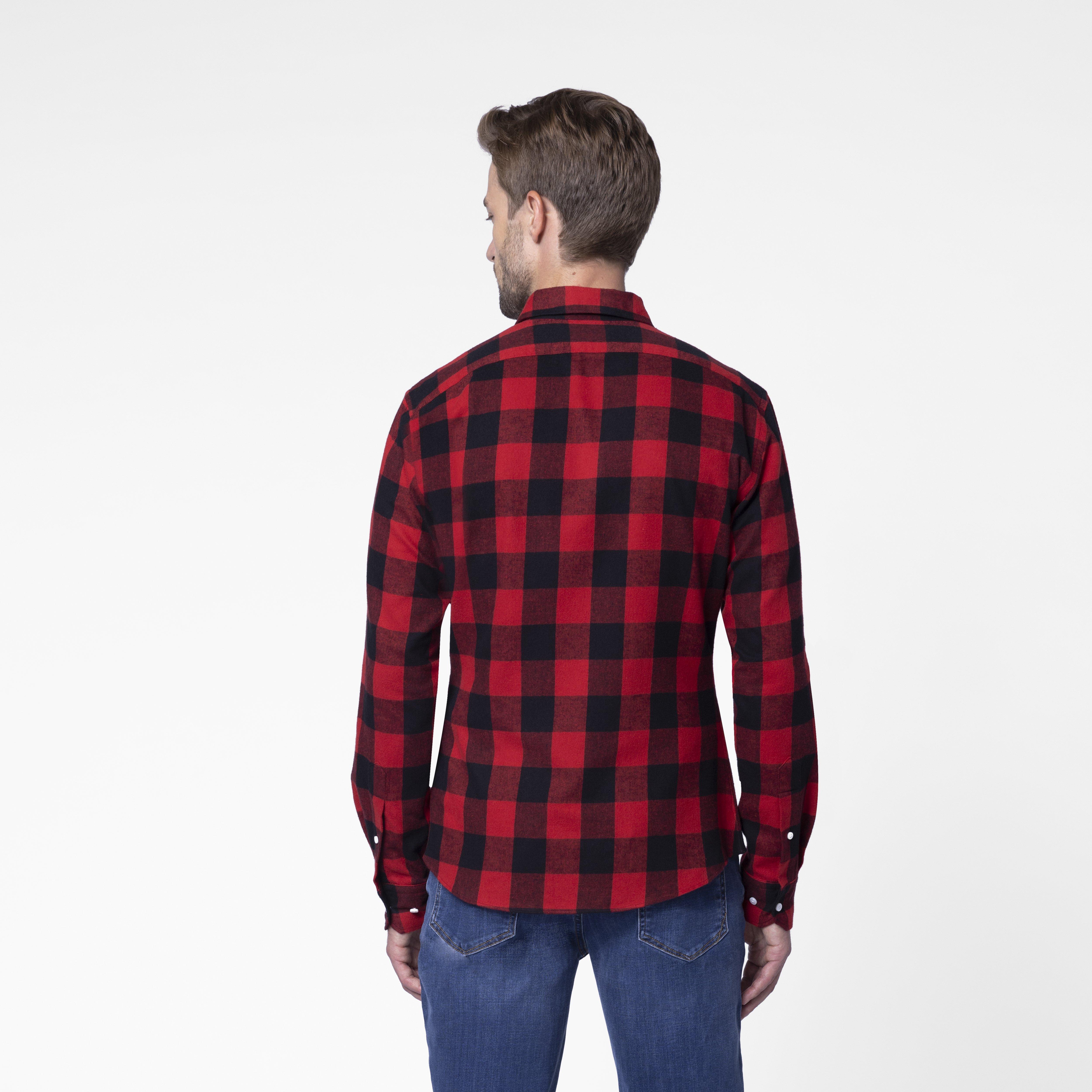 Product thumbnail 2 Red shirt - Pattern Design from Indochino Collection
