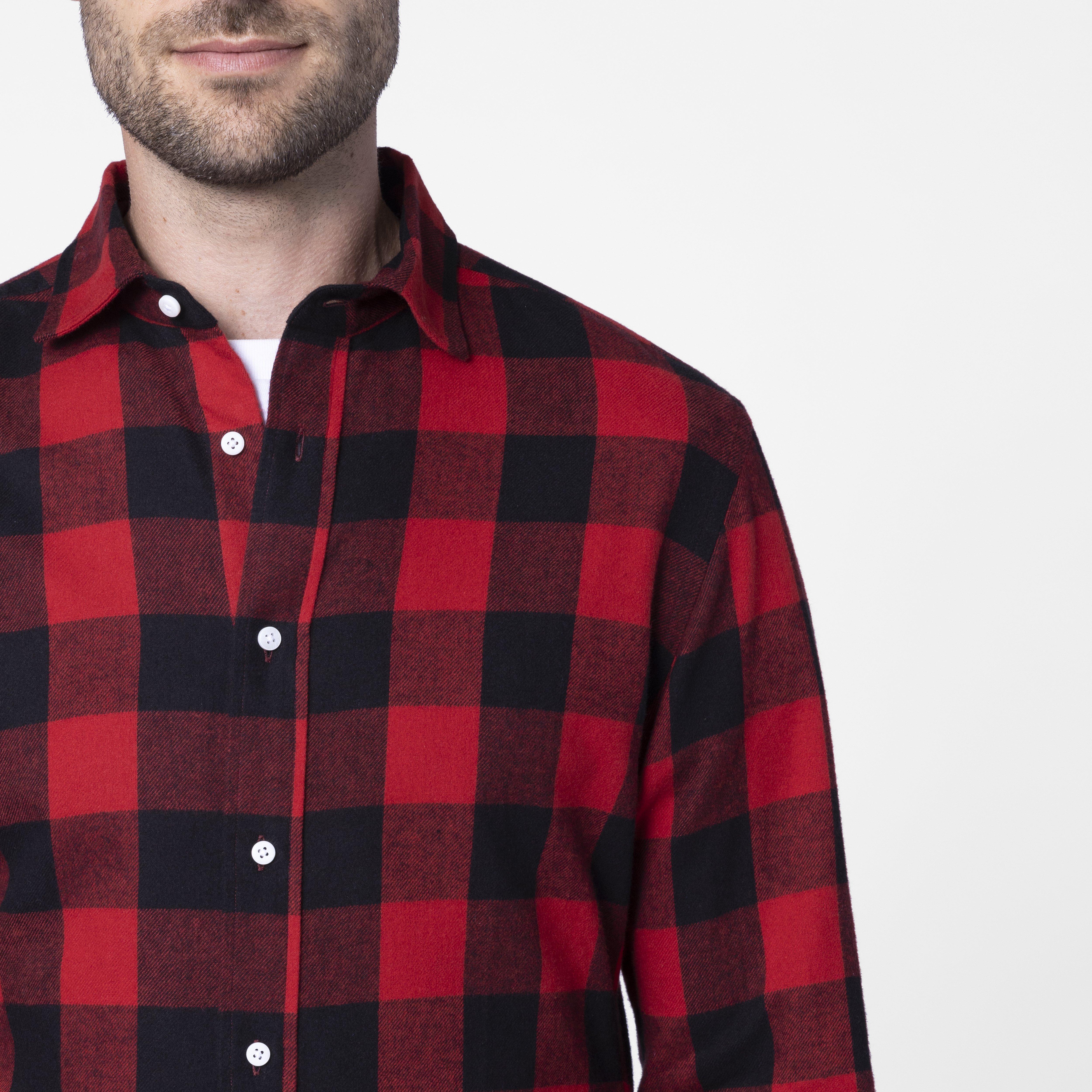Product thumbnail 3 Red shirt - Pattern Design from Indochino Collection