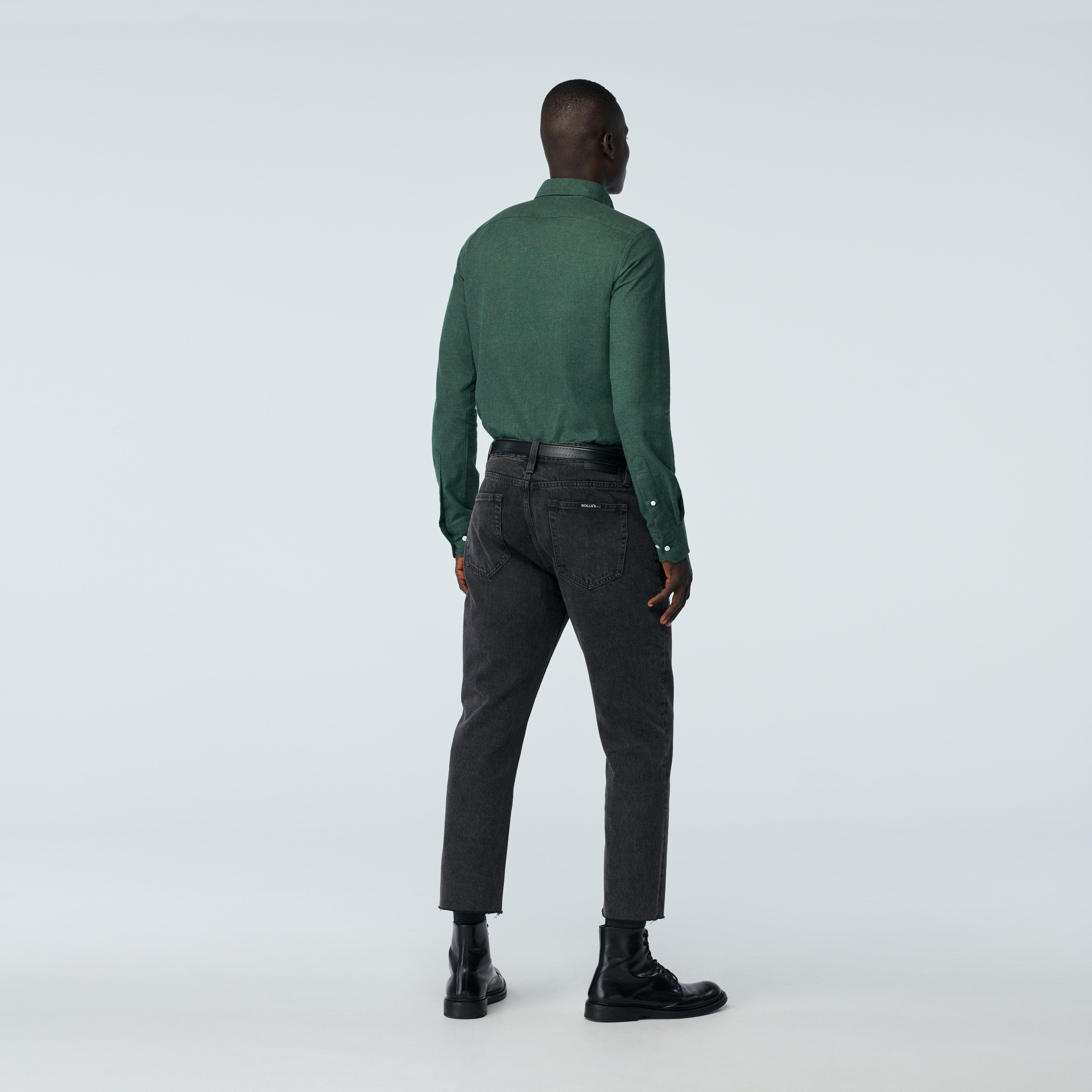 Product thumbnail 2 Green shirt - Solid Design from Indochino Collection