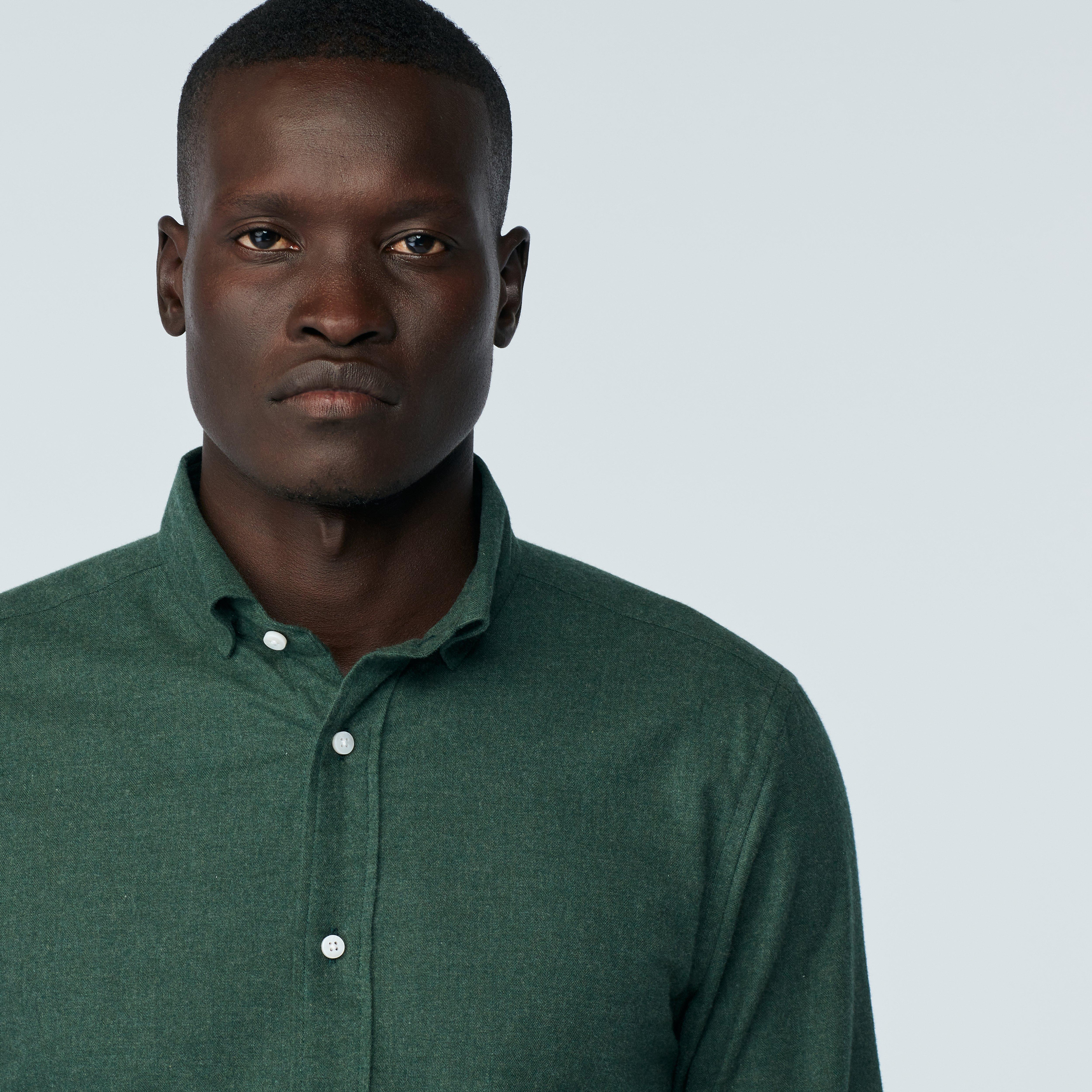 Product thumbnail 3 Green shirt - Solid Design from Indochino Collection