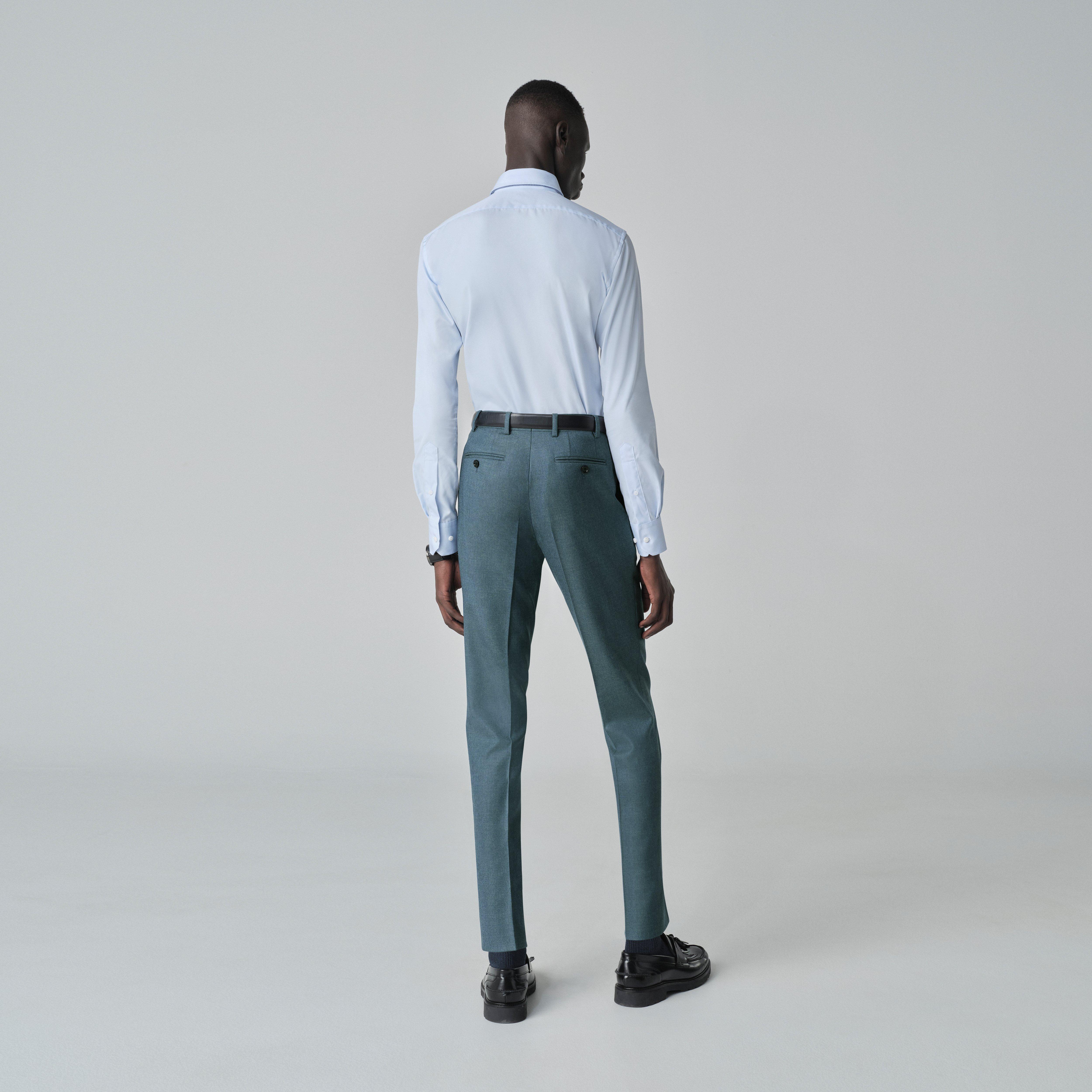 Product thumbnail 2 Teal pants - Solid Design from Indochino Collection