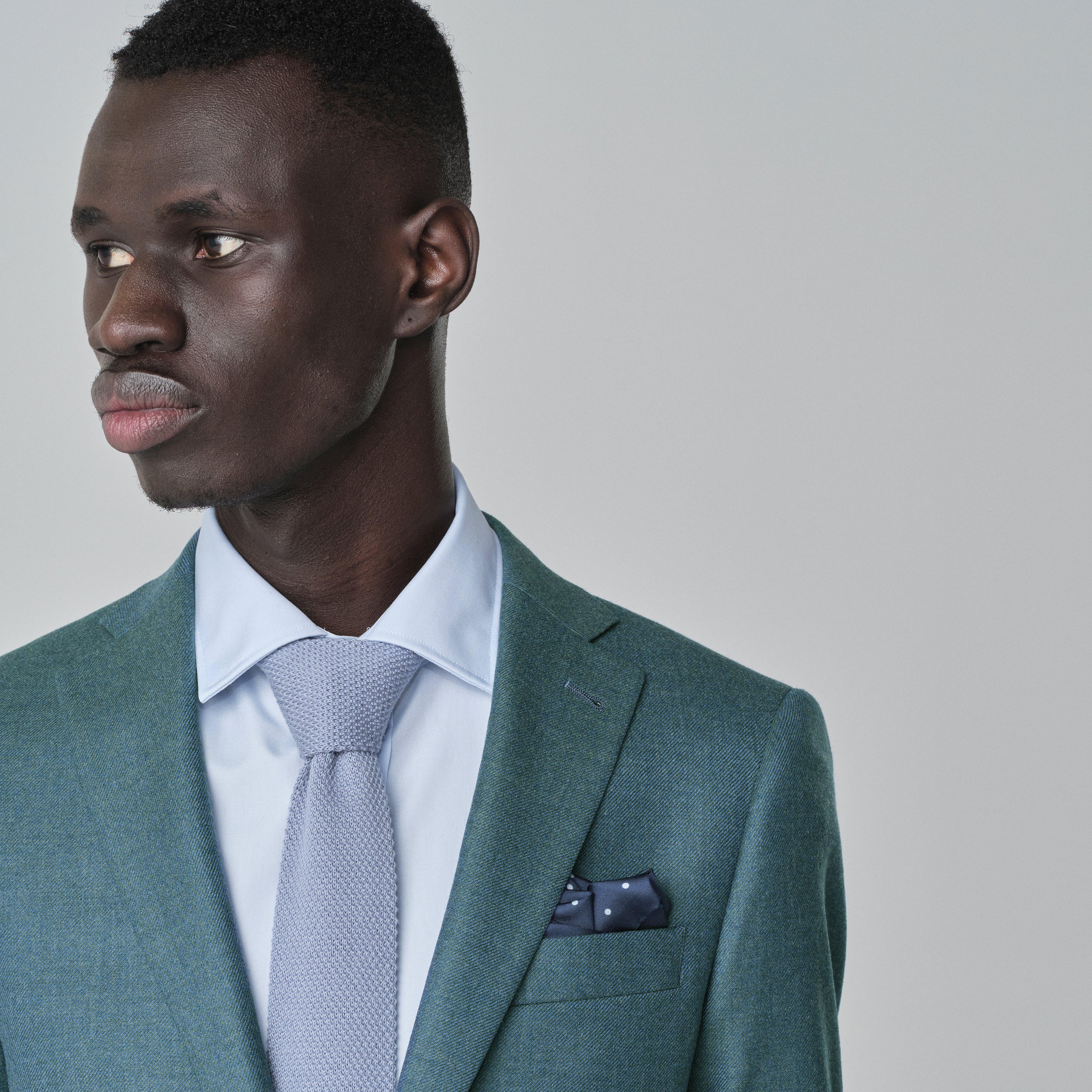 Product thumbnail 6 Teal suit - Solid Design from Indochino Collection