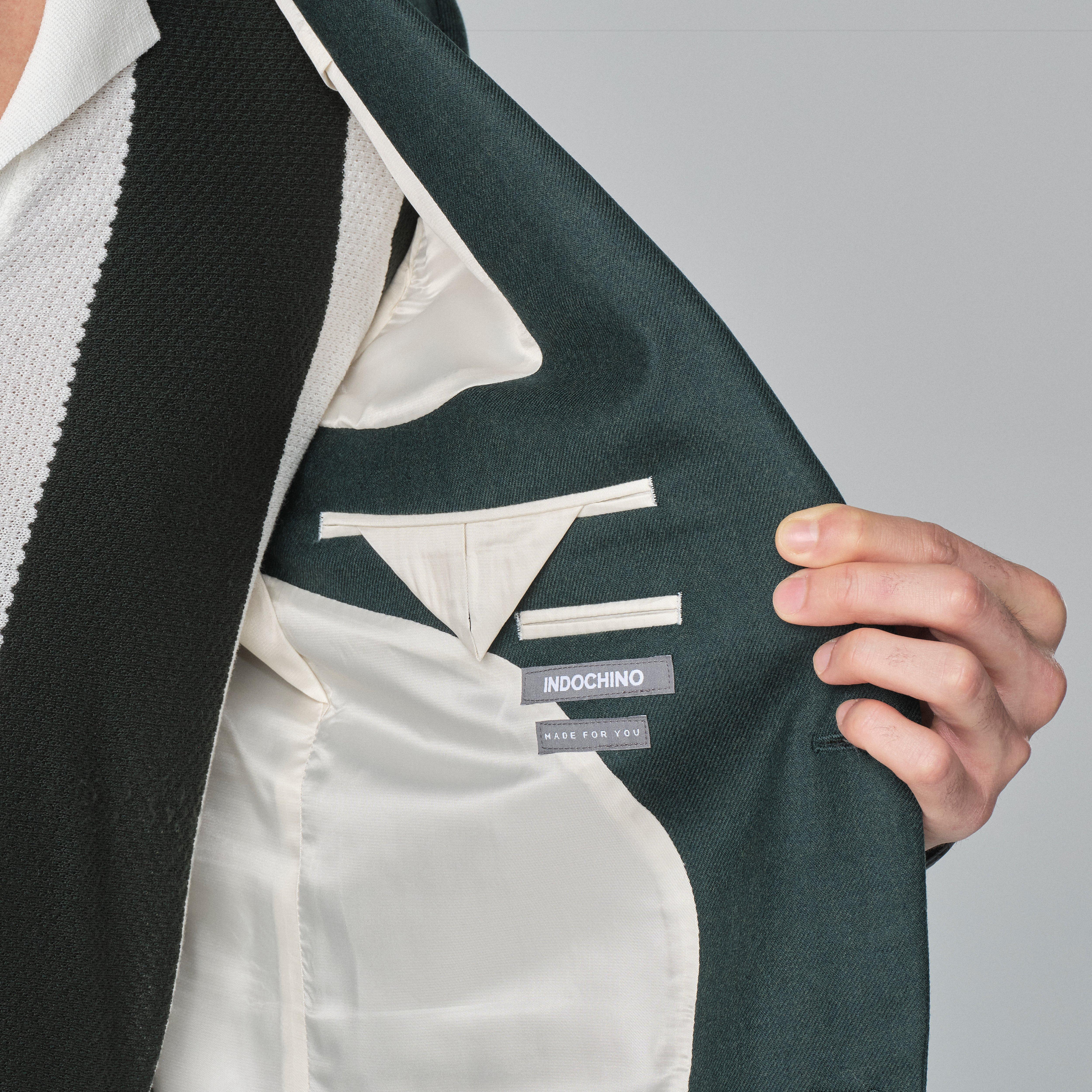 Product thumbnail 3 Green blazer - Solid Design from Italian Indochino Collection