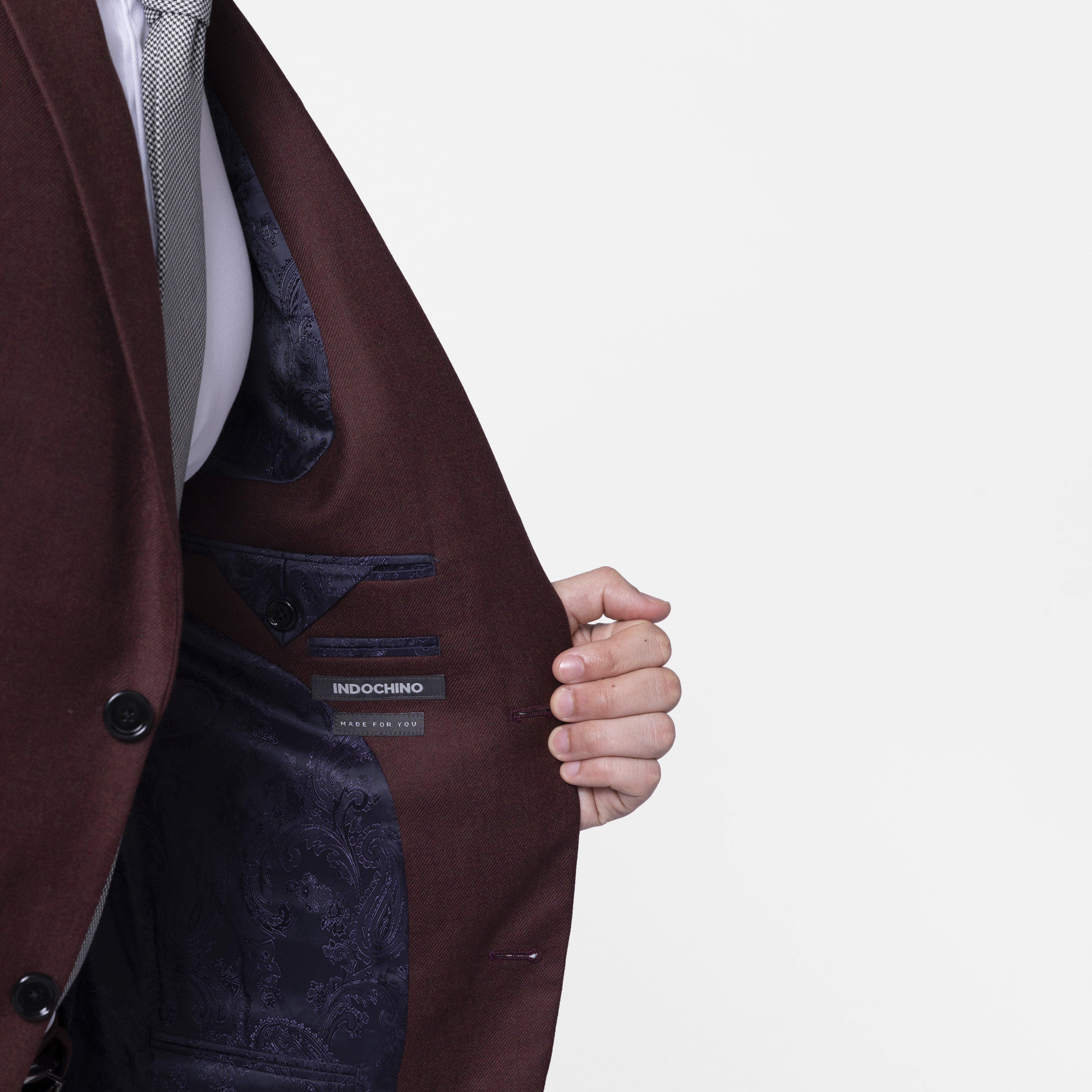 Product thumbnail 4 Red blazer - Solid Design from Indochino Collection