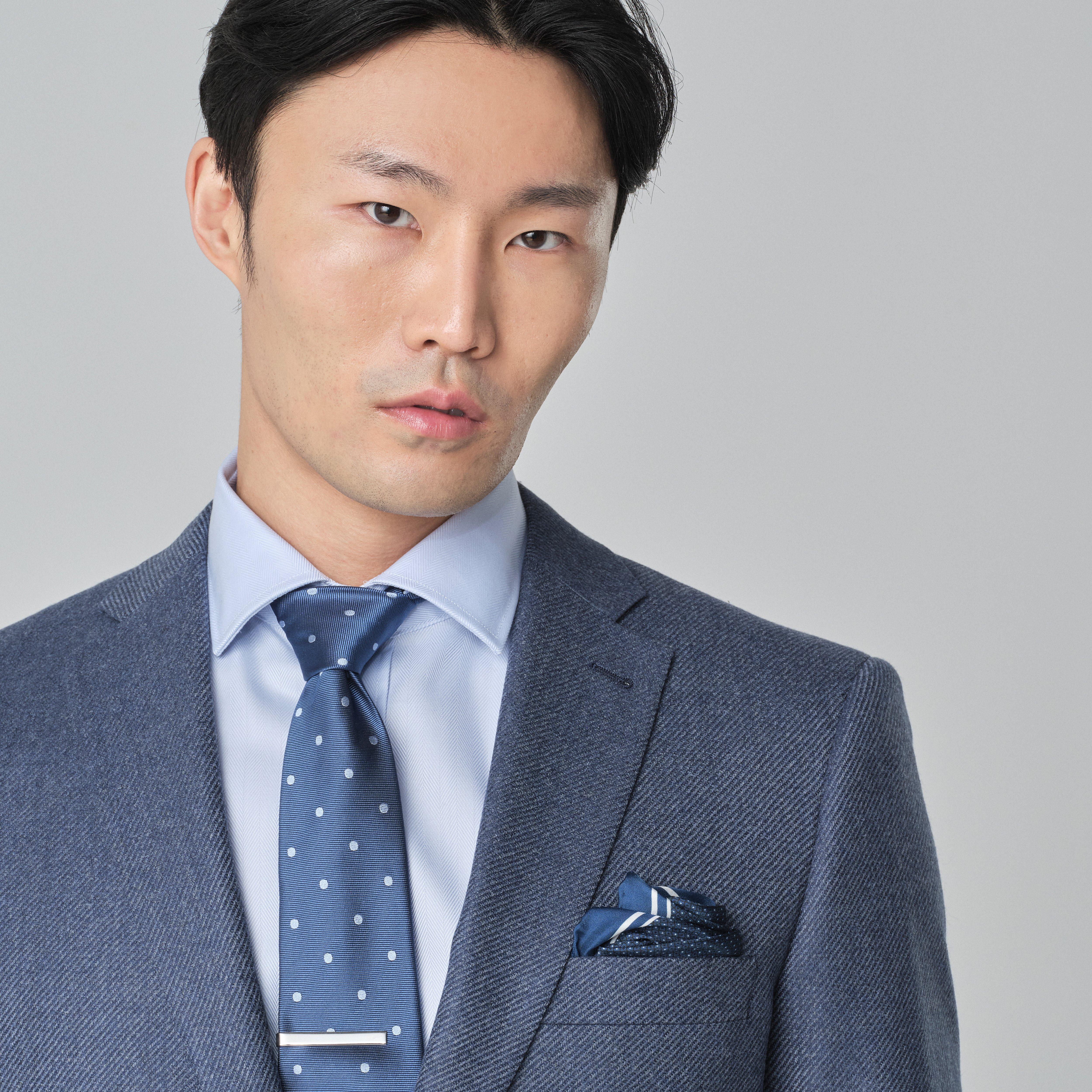 Product thumbnail 4 Blue blazer - Solid Design from Italian Indochino Collection