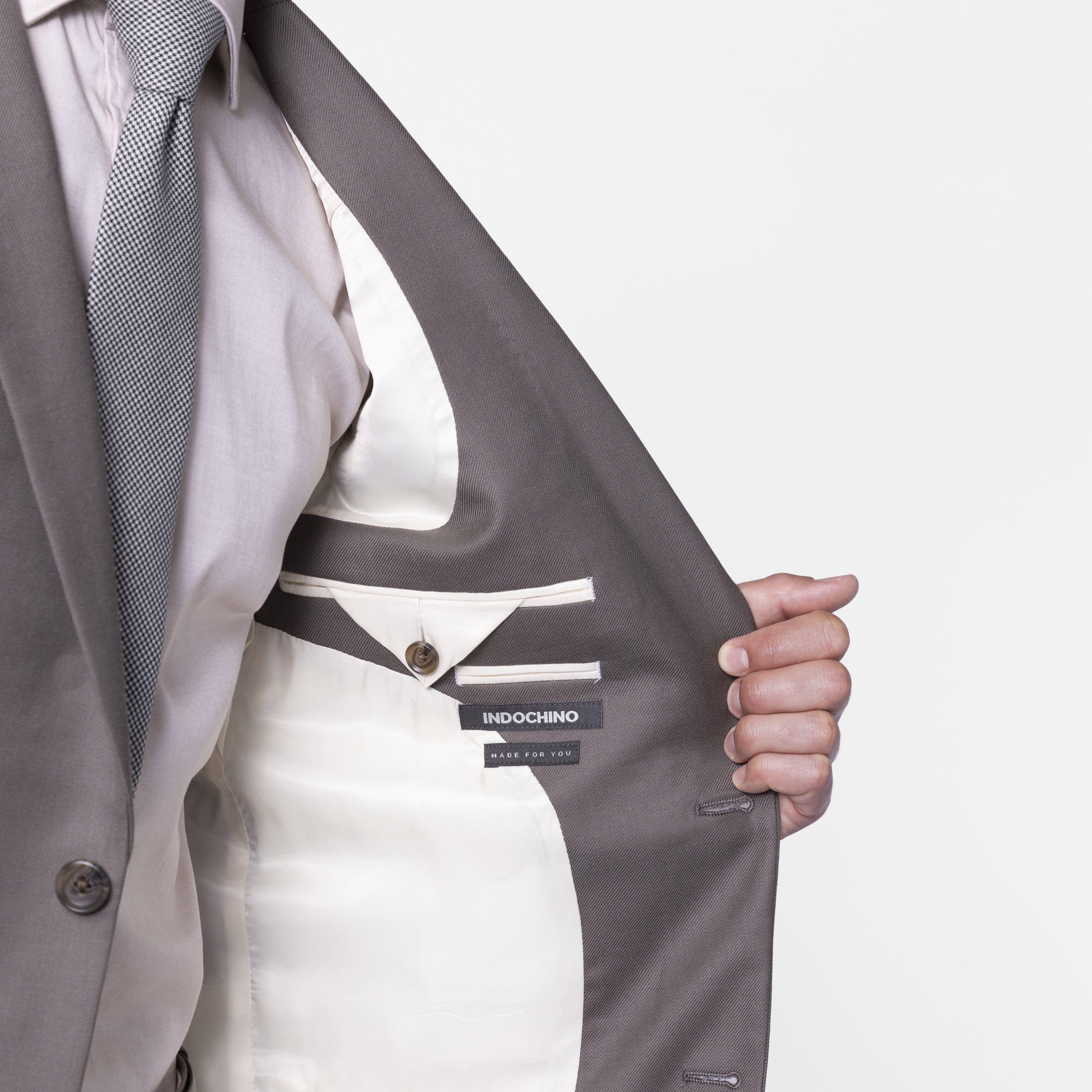 Product thumbnail 6 Brown suit - Solid Design from Indochino Collection