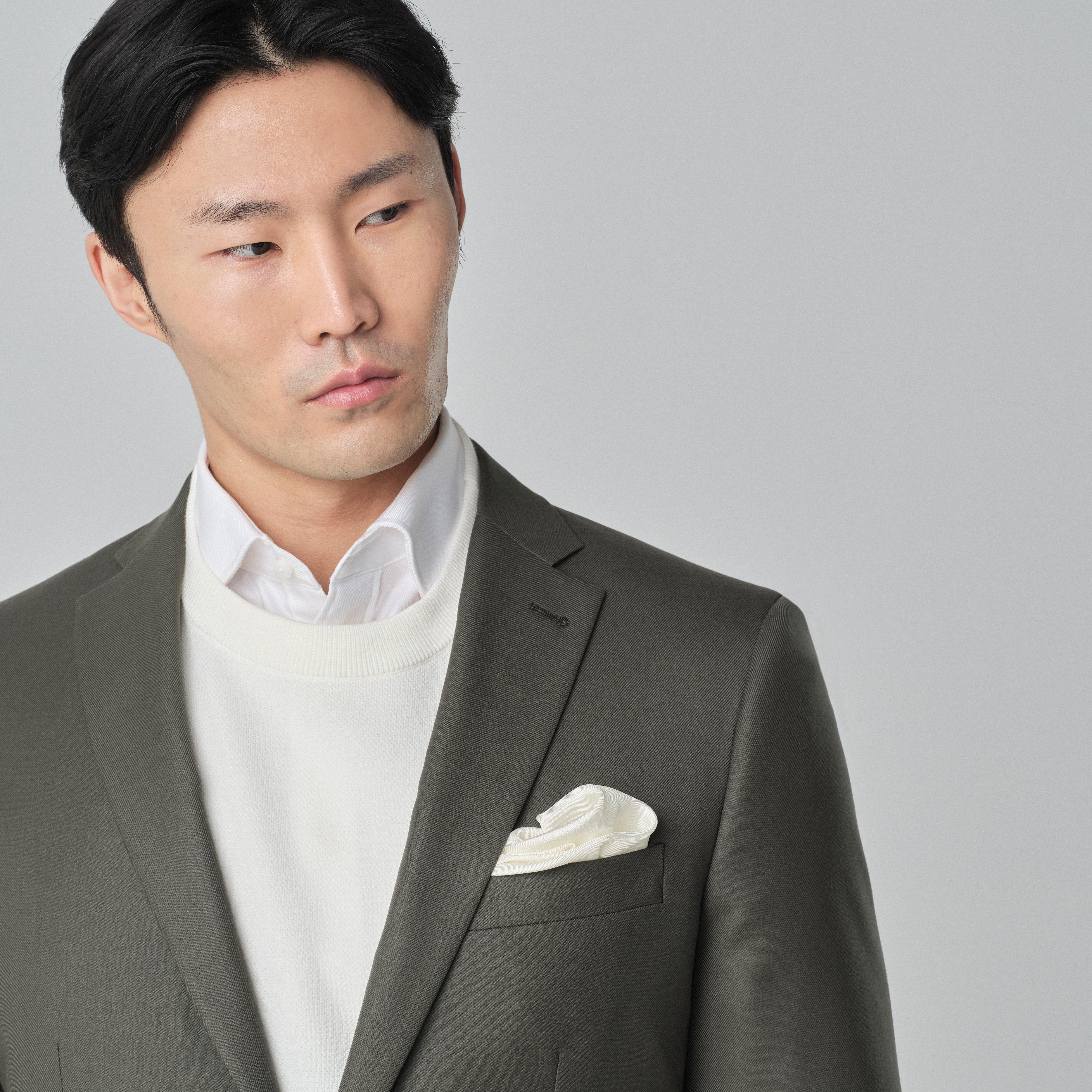 Product thumbnail 4 Olive blazer - Solid Design from Fall / Winter Indochino Collection