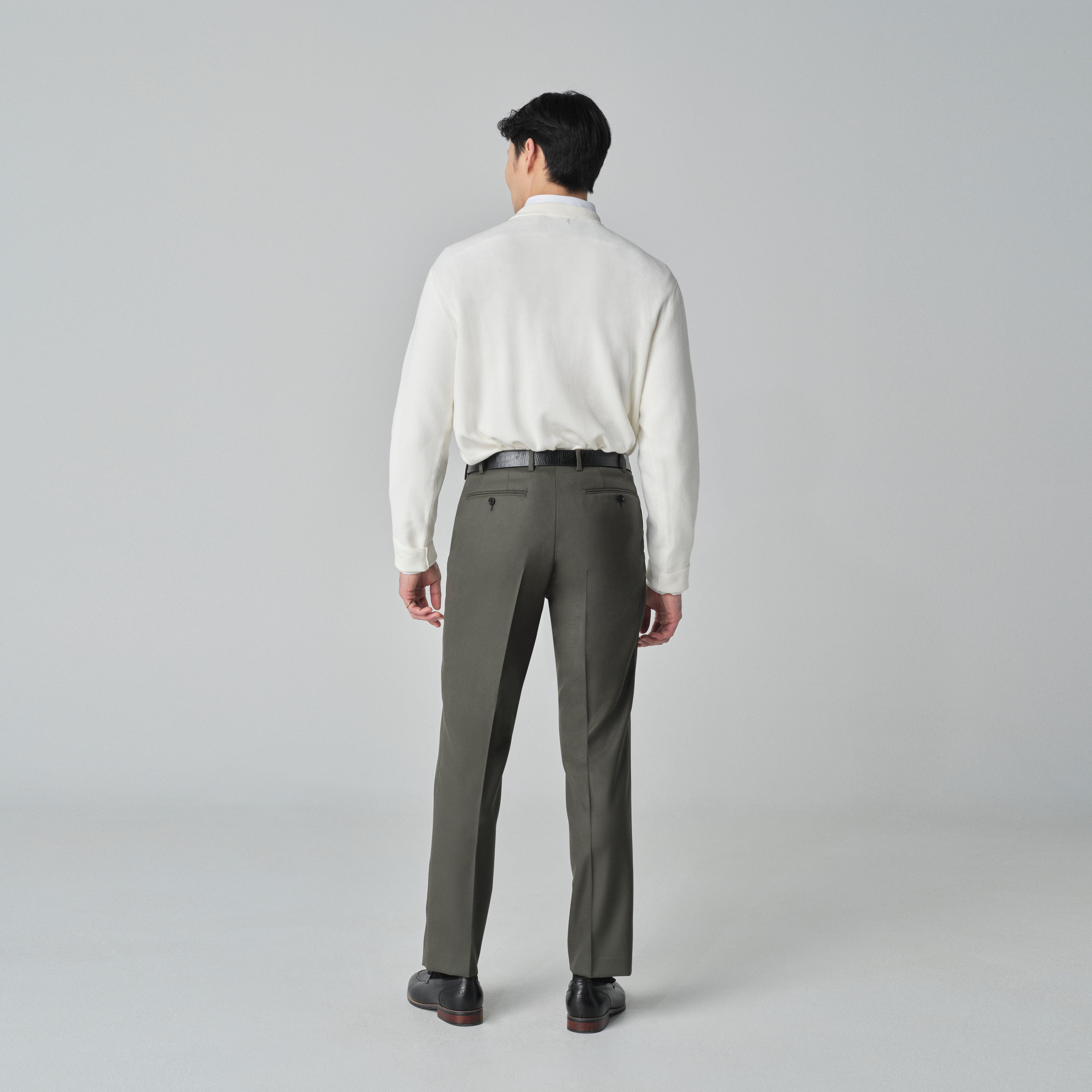Product thumbnail 4 Olive suit - Solid Design from Indochino Collection