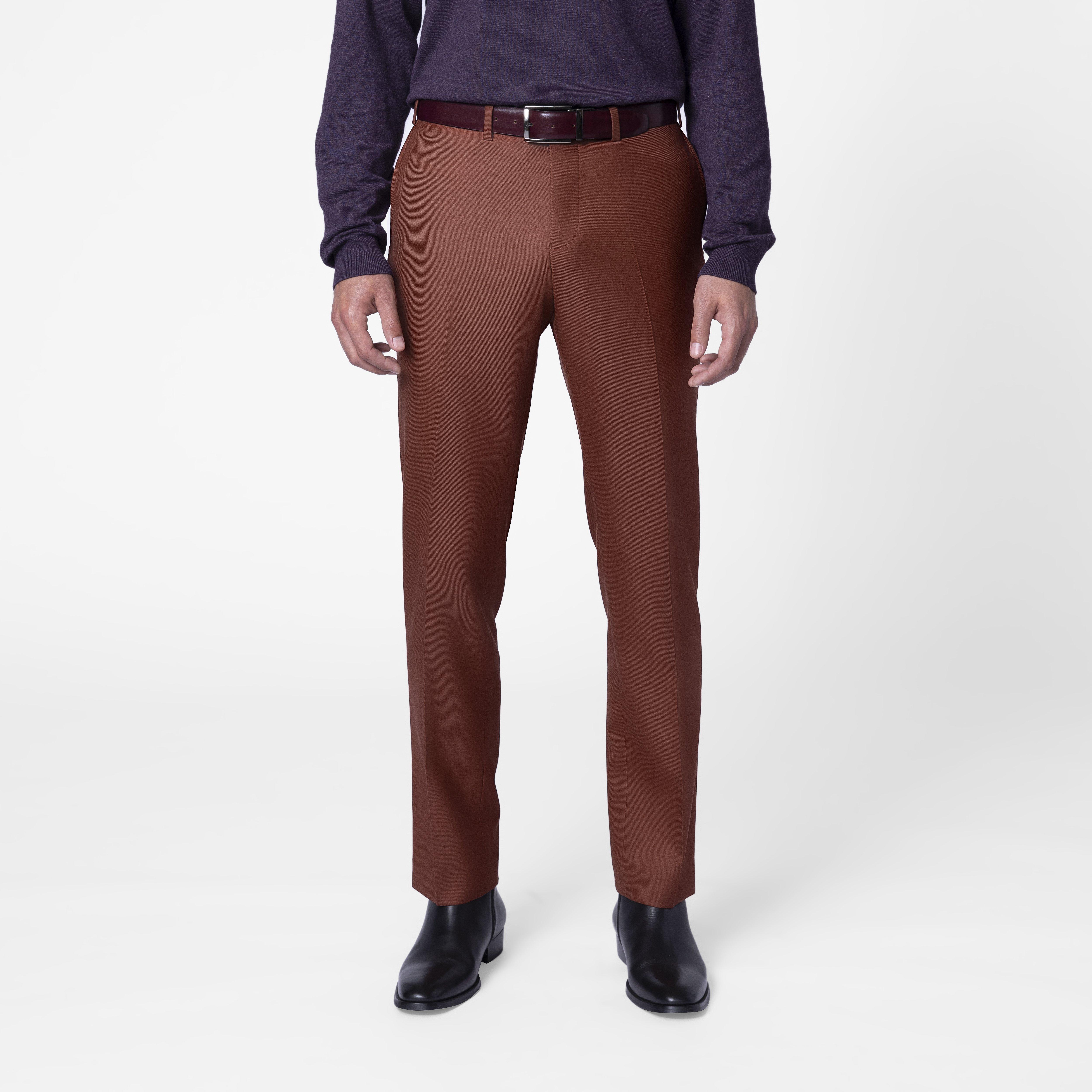 Custom Suits Made For You - Johnby Twill Rust Suit | INDOCHINO