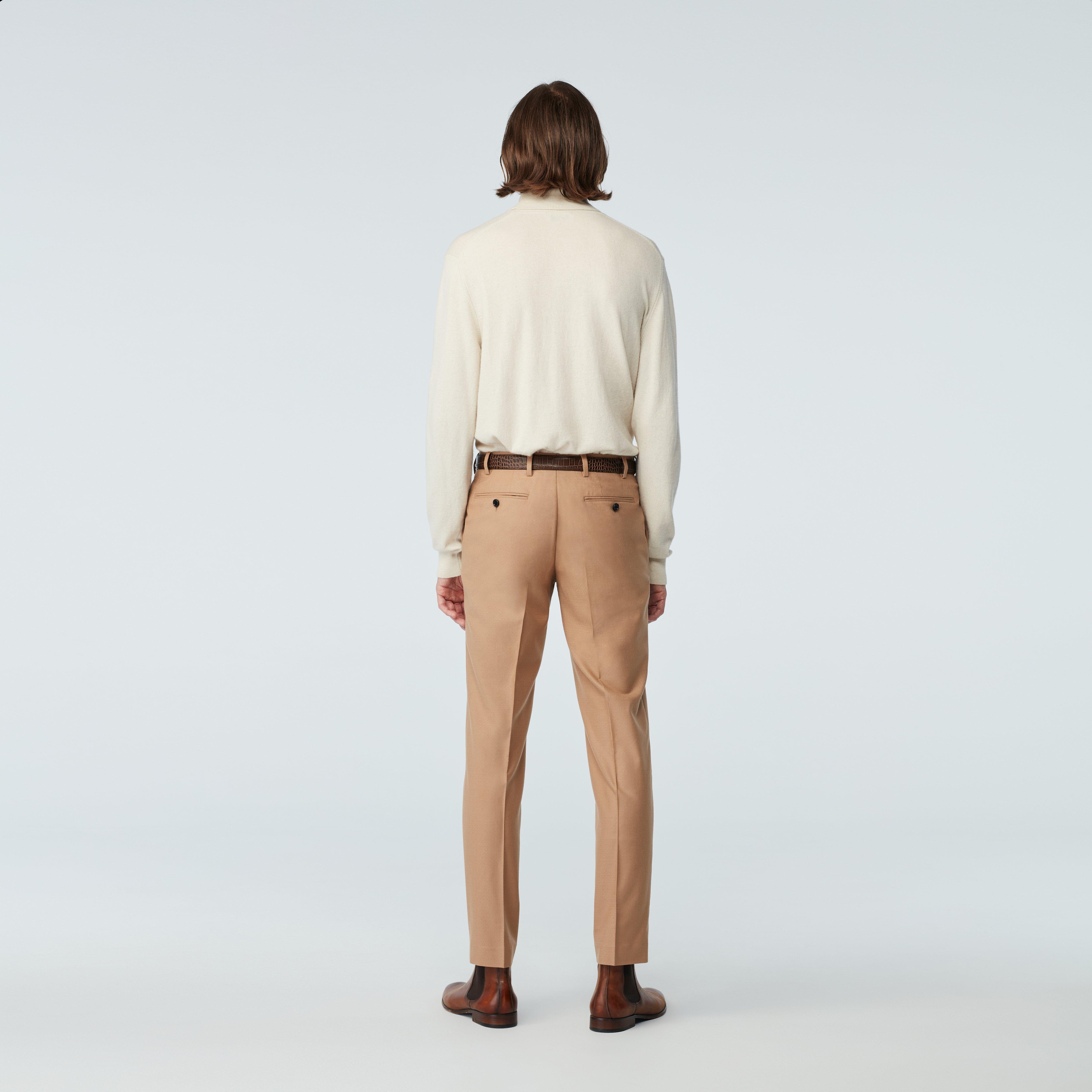Product thumbnail 2 Camel pants - Monza Pattern Design from Italian Indochino Collection