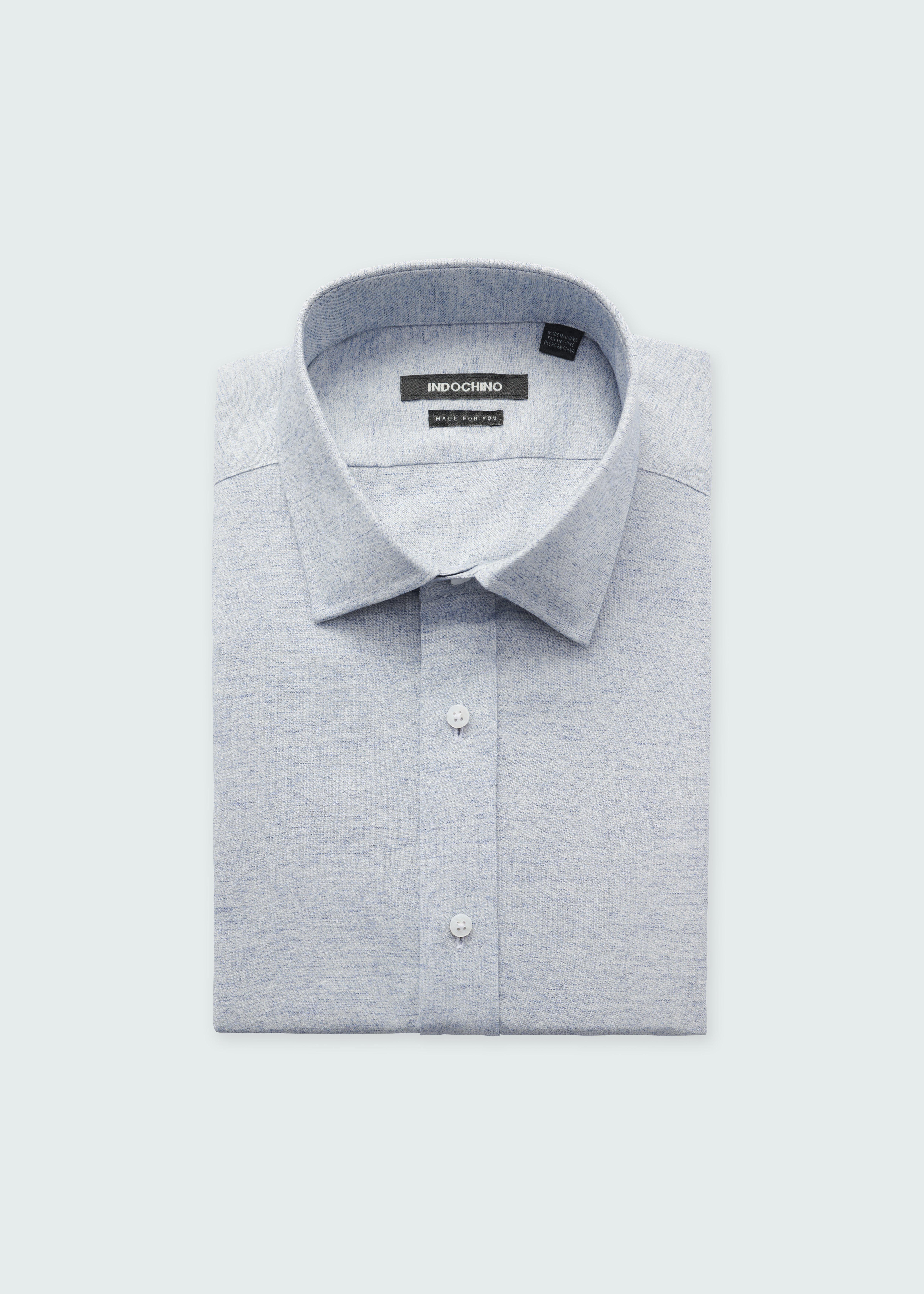 Gray shirt - Solid Design from Luxury Indochino Collection