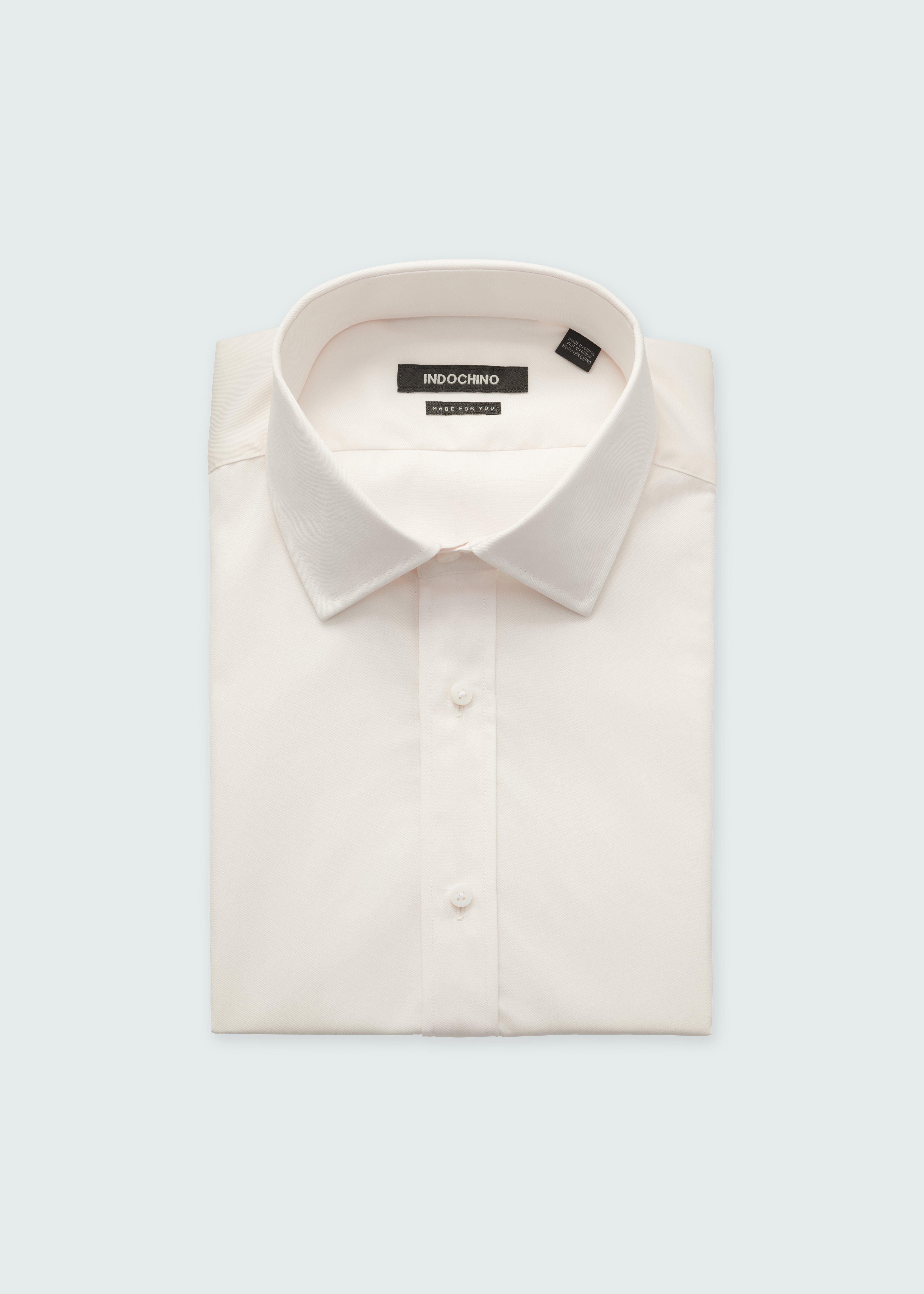 Men's Dress Shirts - Hyde Ivory Shirt | INDOCHINO