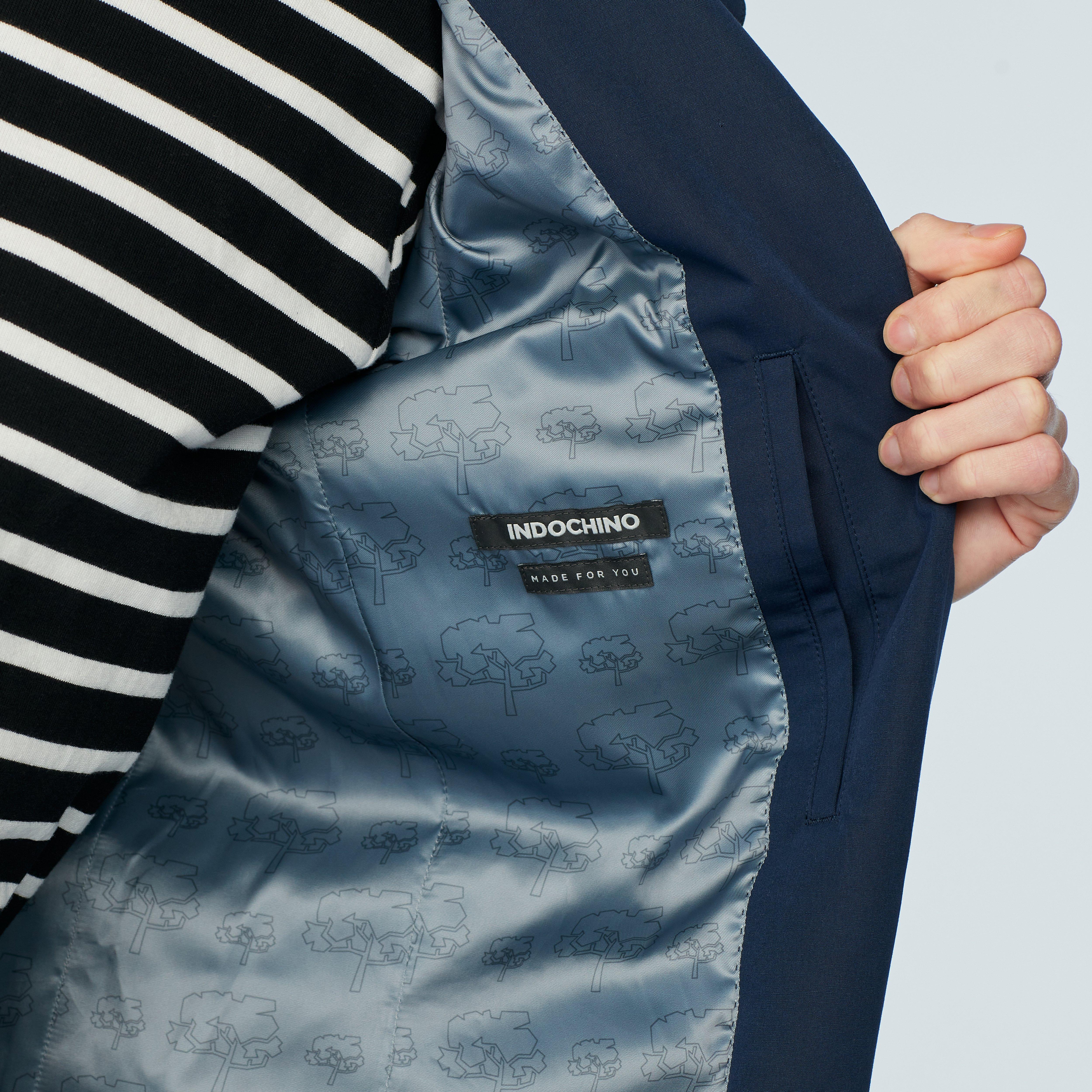 Product thumbnail 3 Navy trenchcoat - Solid Design from Seasonal Indochino Collection