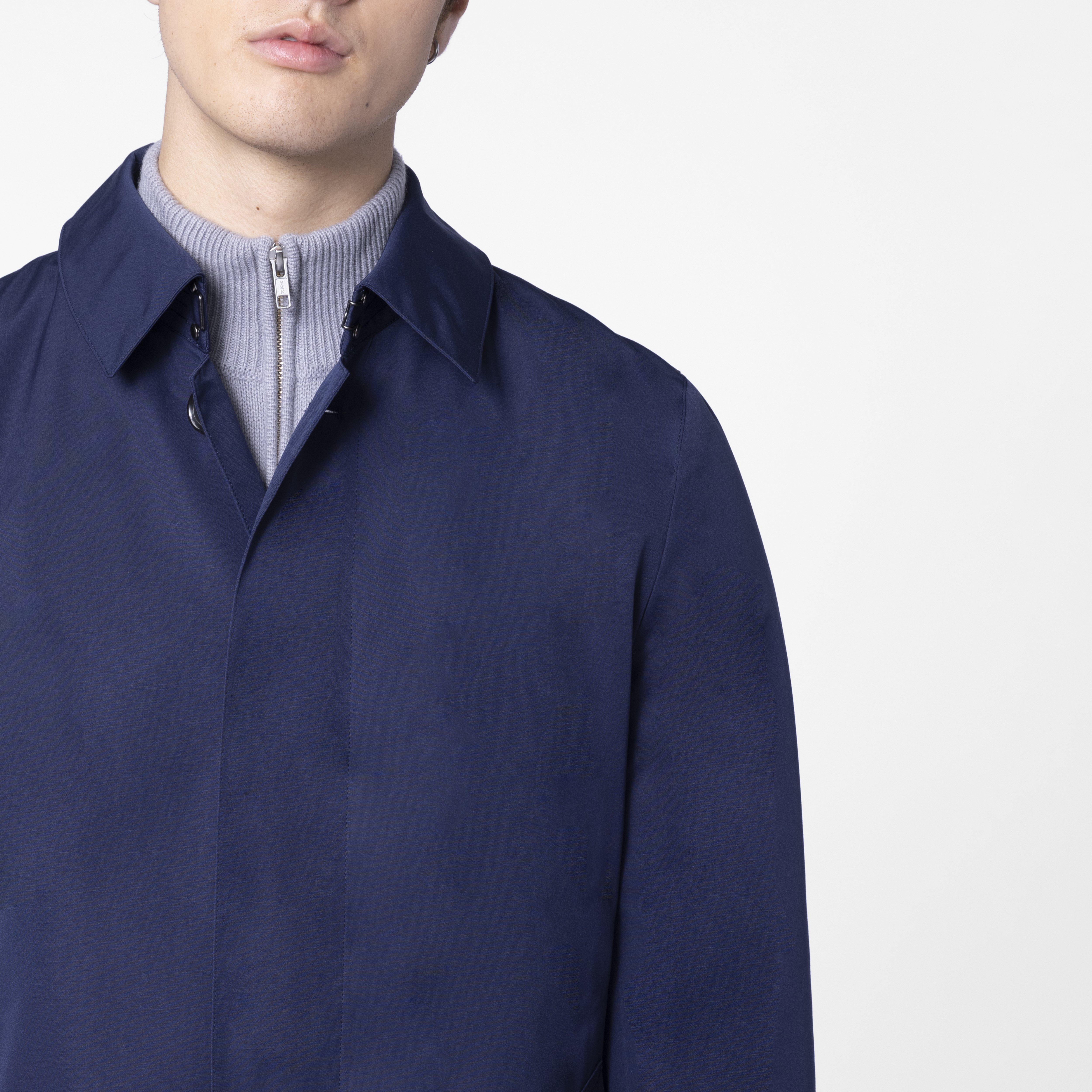 Product thumbnail 4 Navy trenchcoat - Solid Design from Indochino Collection