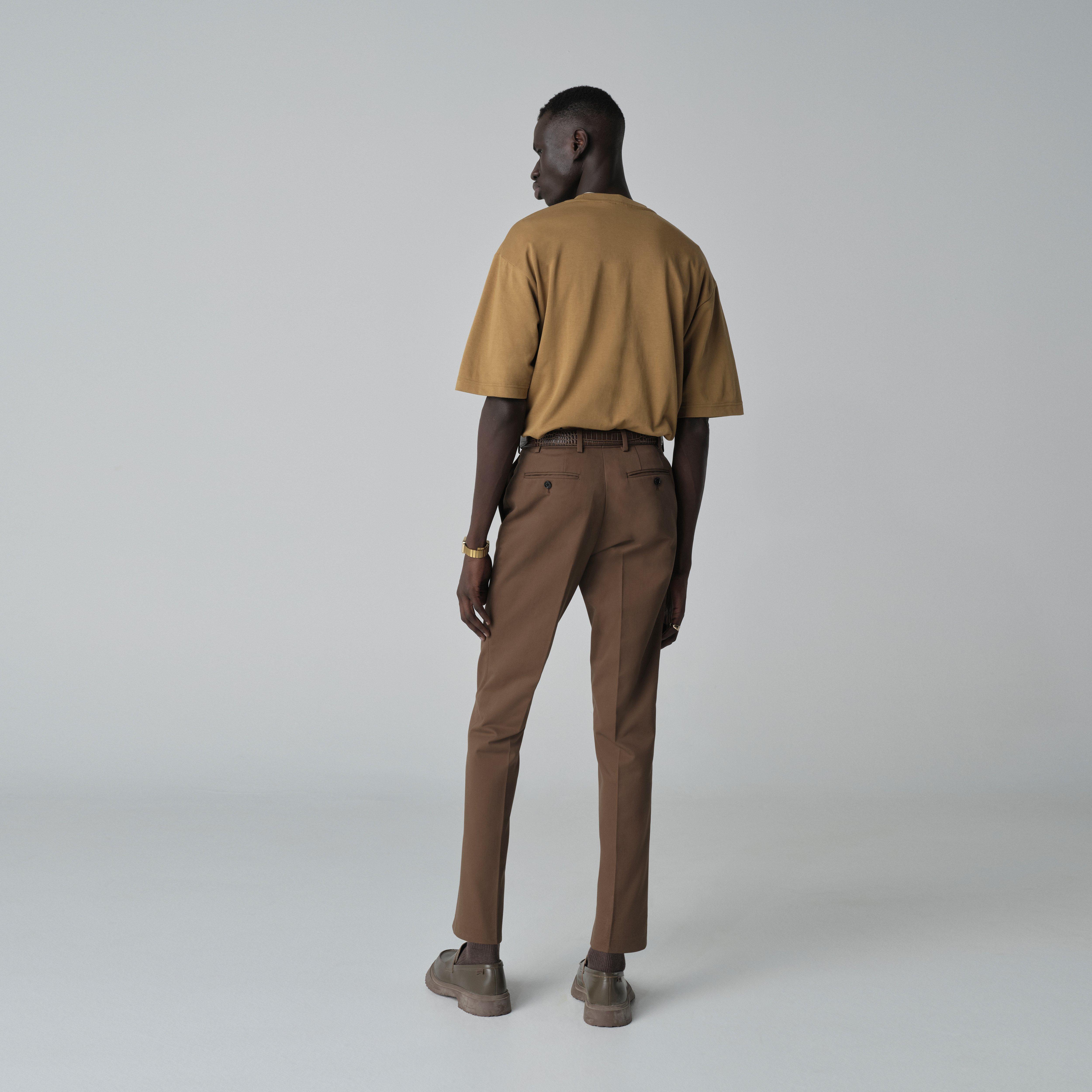 Product thumbnail 2 Brown pants - Houndslow Solid Design from Indochino Collection