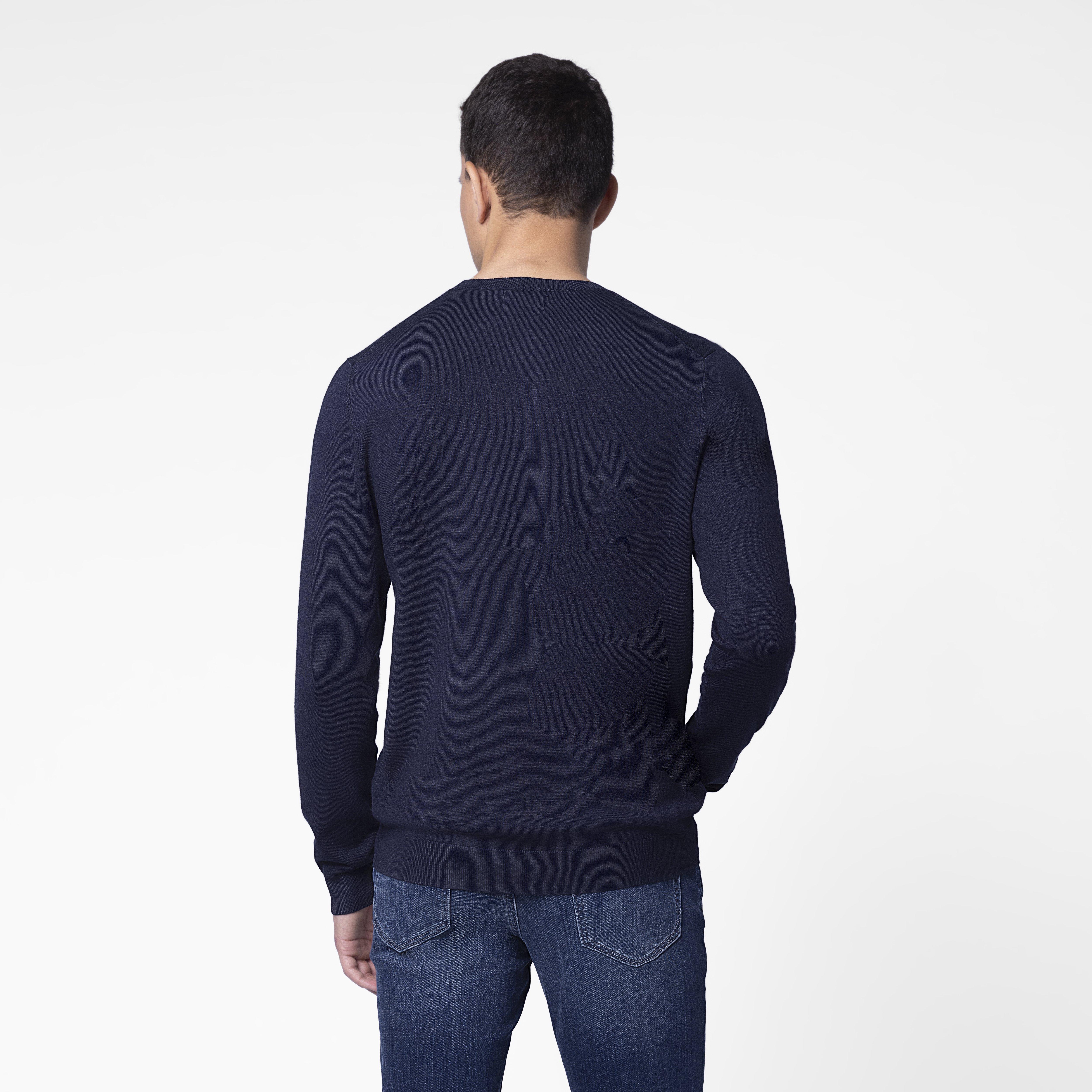 Product thumbnail 2 Navy knitwear - Solid Design from Indochino Collection