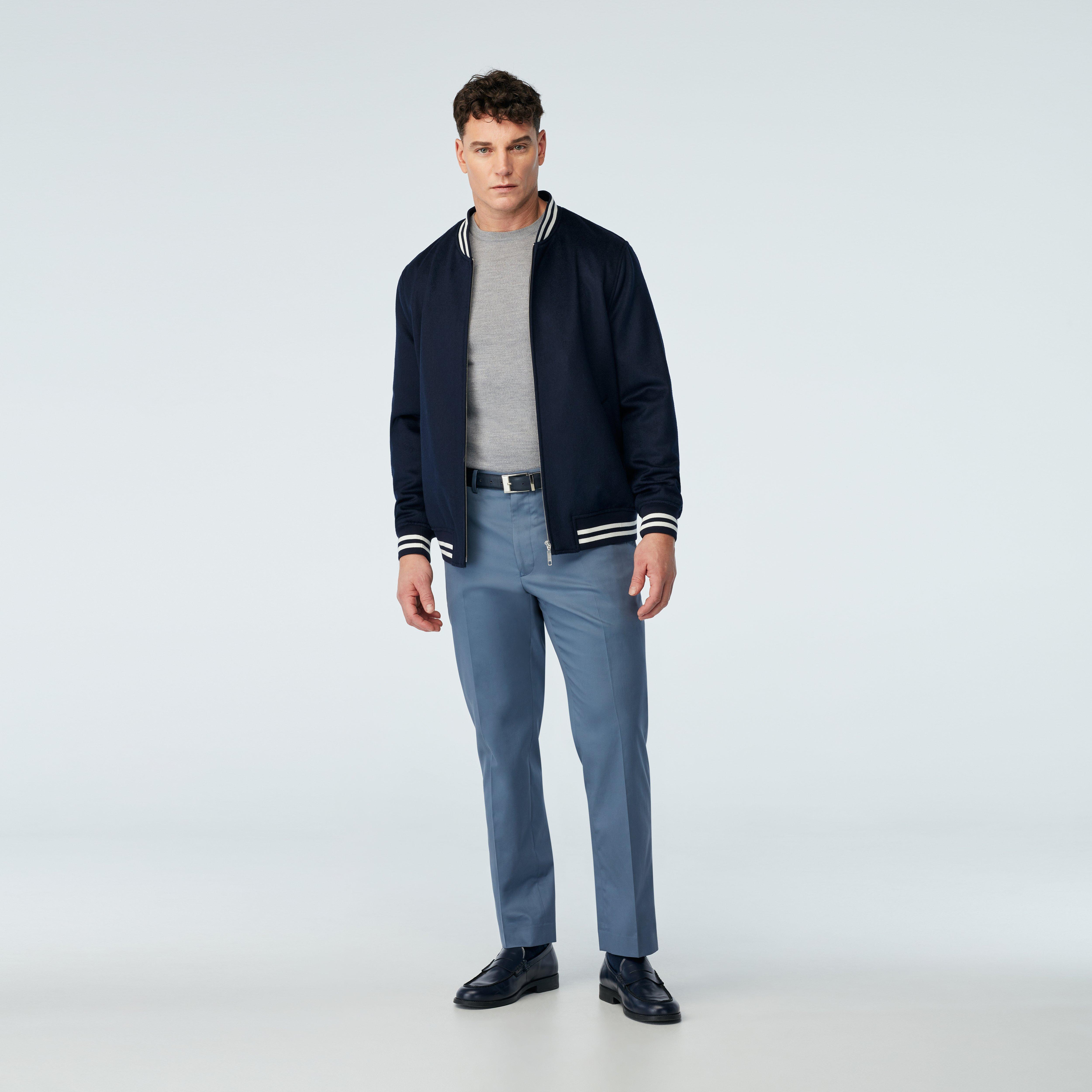 Navy bomberjacket - Solid Design from Indochino Collection
